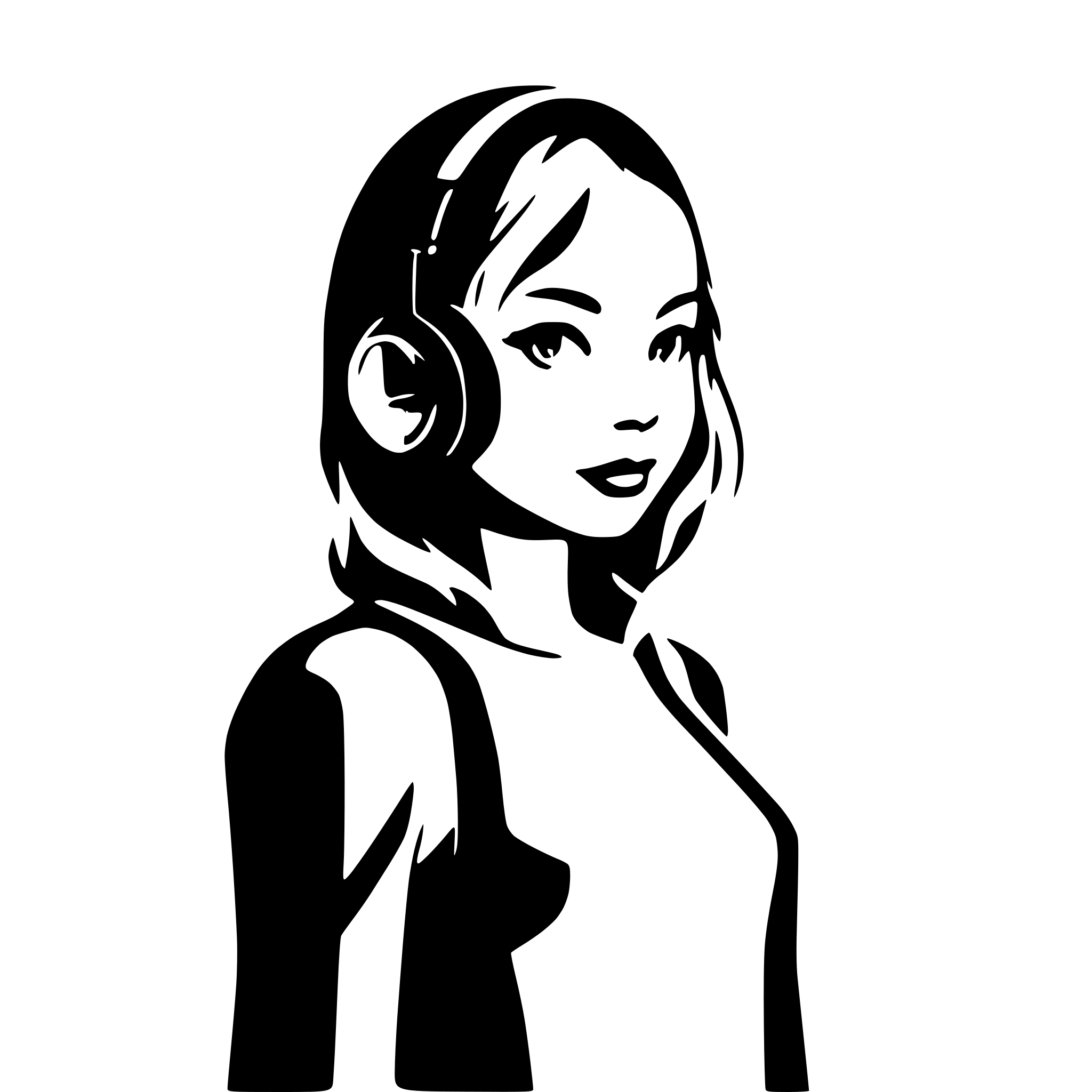 AI-generated SVG of a headphones