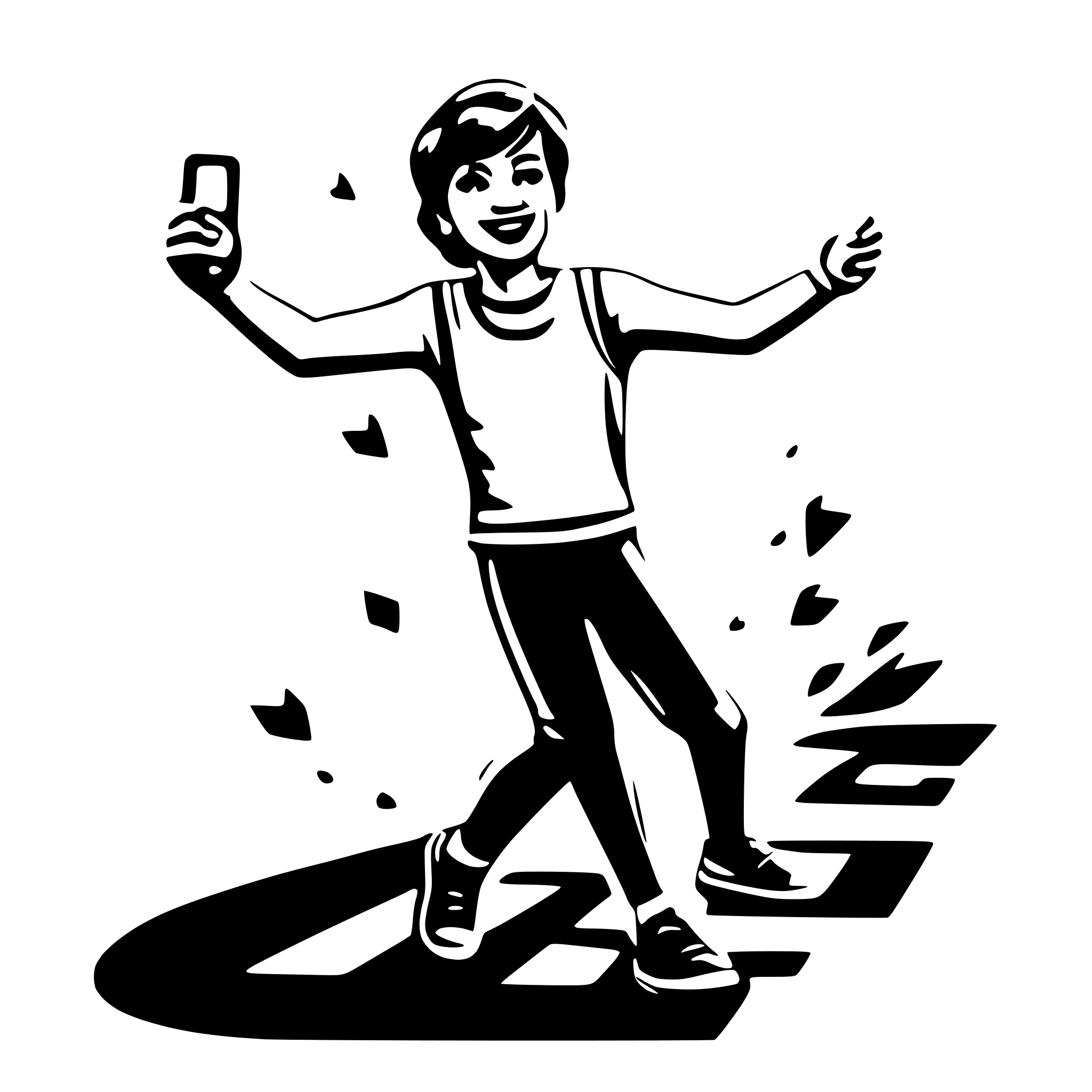 AI-generated SVG of a celebration graphics for mobile app after successfully completing an exercise