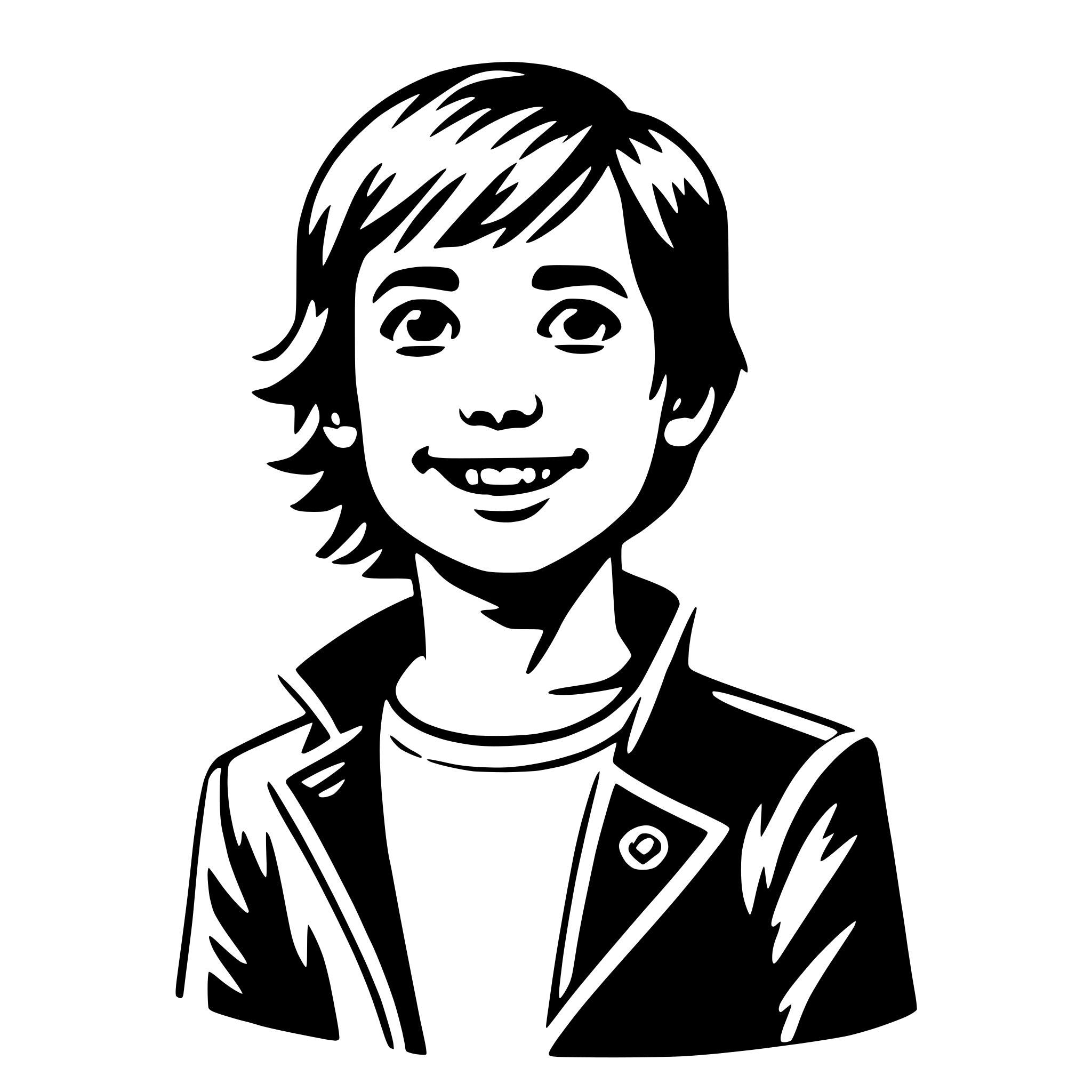 AI-generated SVG of 'kid'