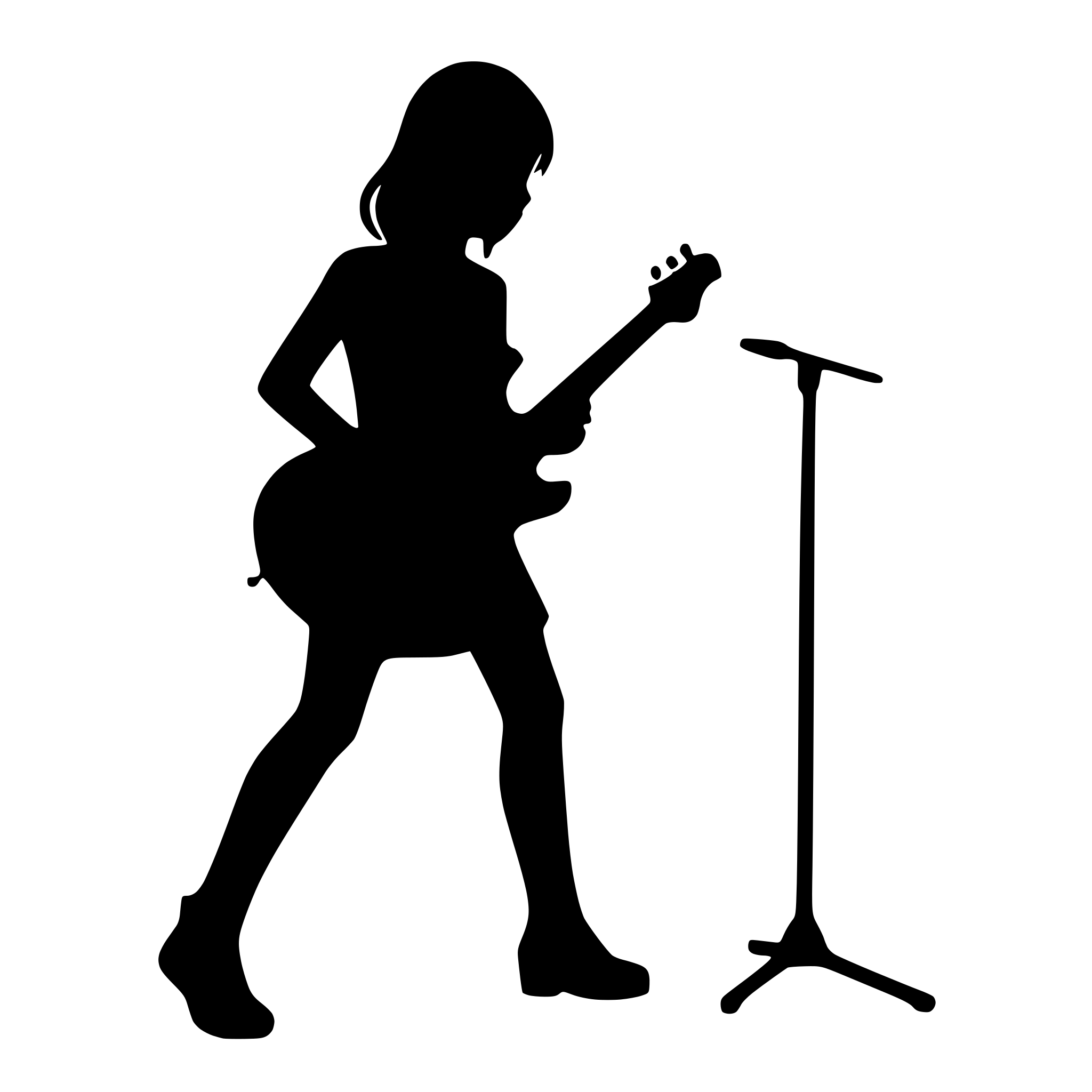 AI-generated SVG of 'main with jazz guitar silhouette'