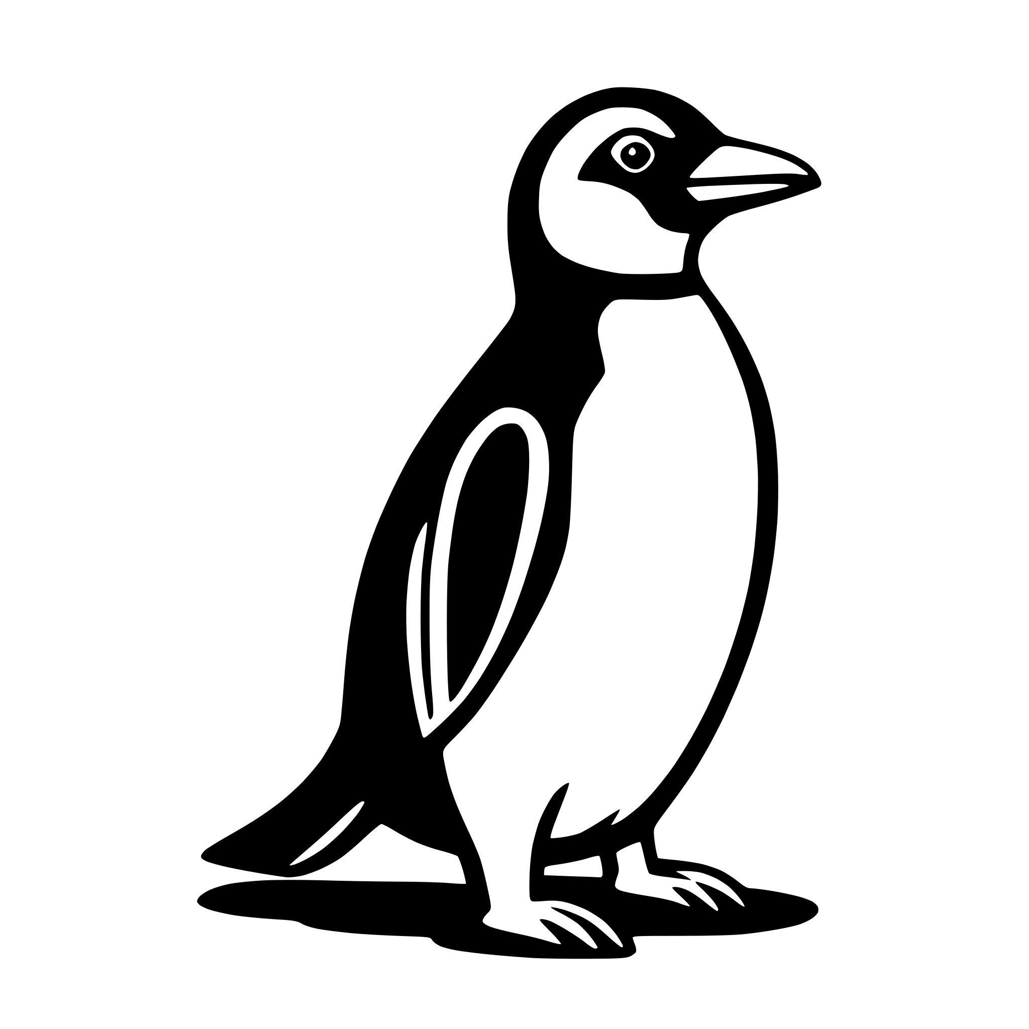 AI-generated SVG of 'penguin'