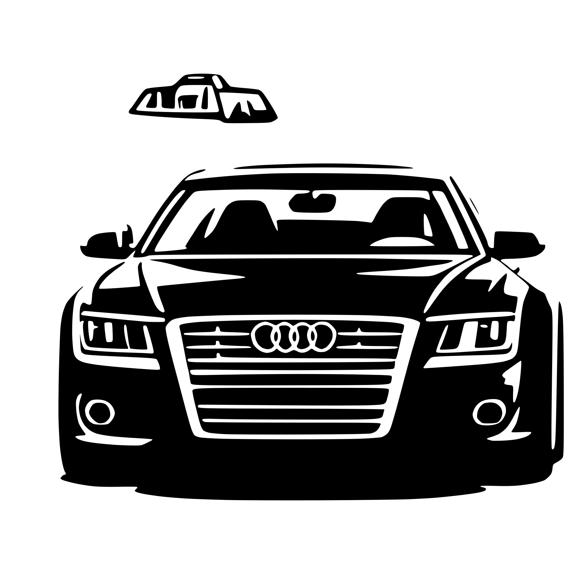 AI-generated SVG of 'audi s8 d2'