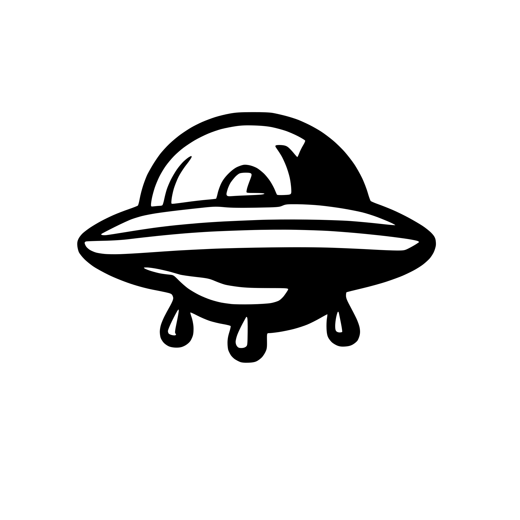 AI-generated SVG of a UFO