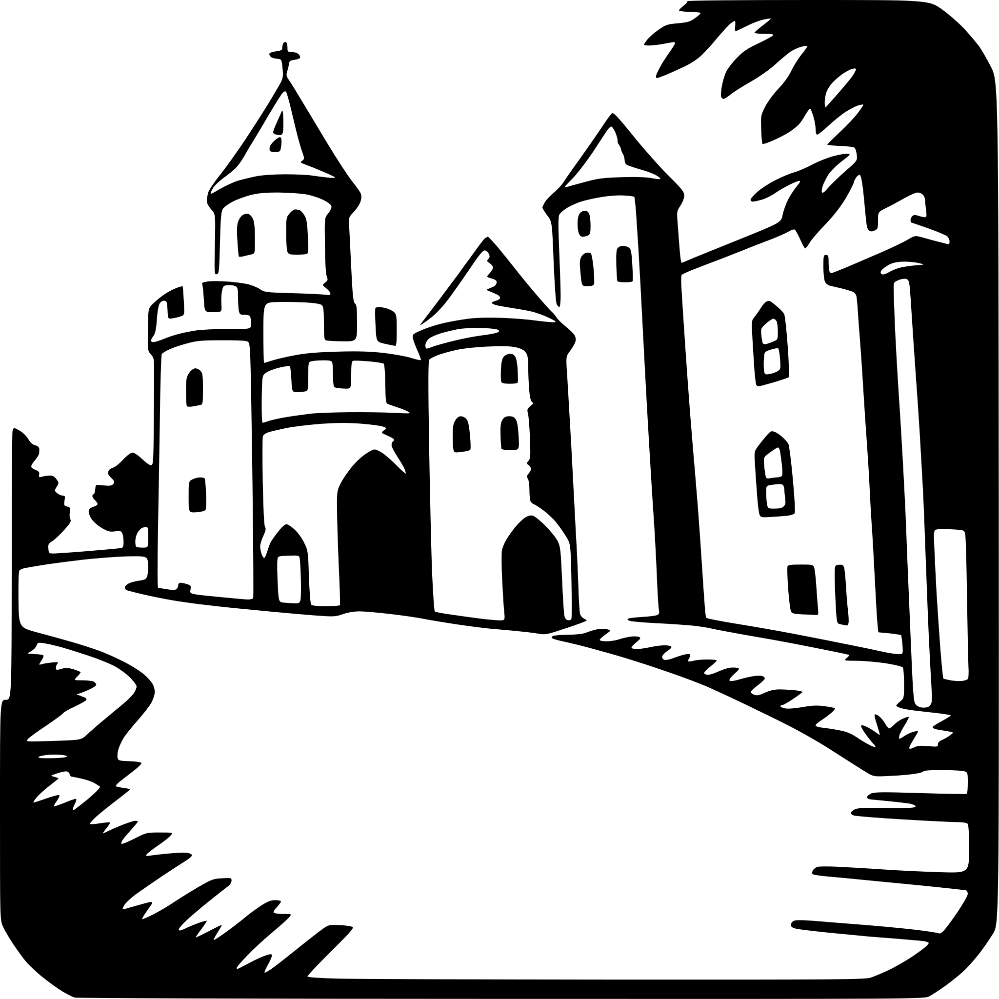 AI-generated SVG of 'exploring medieval town'