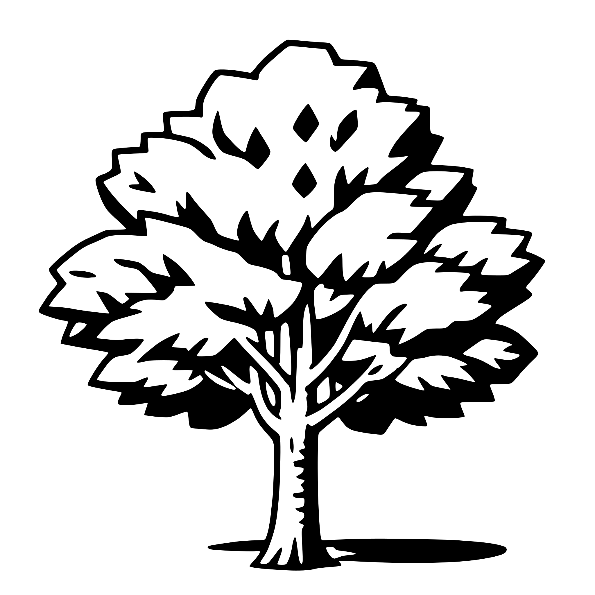AI-generated SVG of 'sycamore tree'