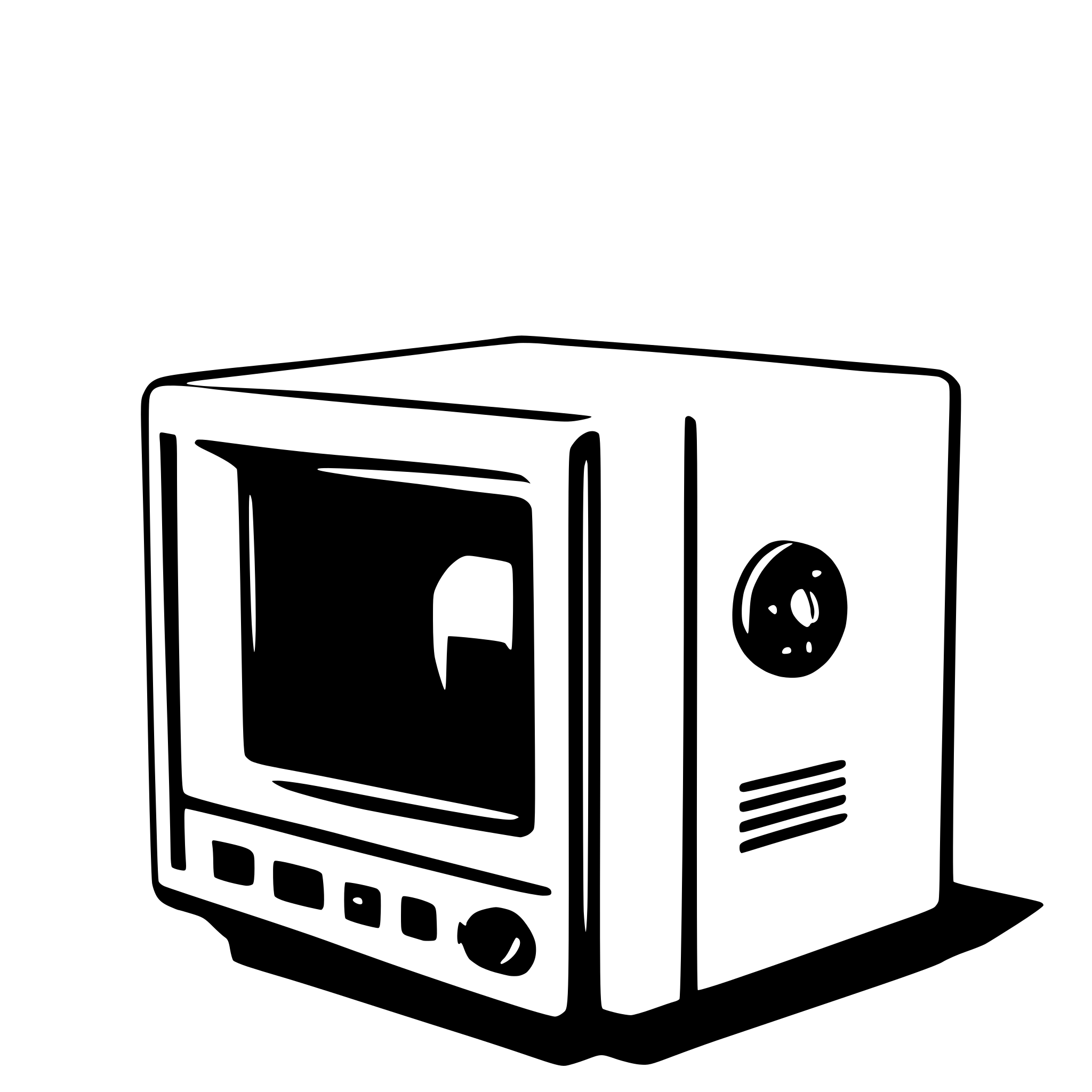 AI-generated SVG of 'microwave'