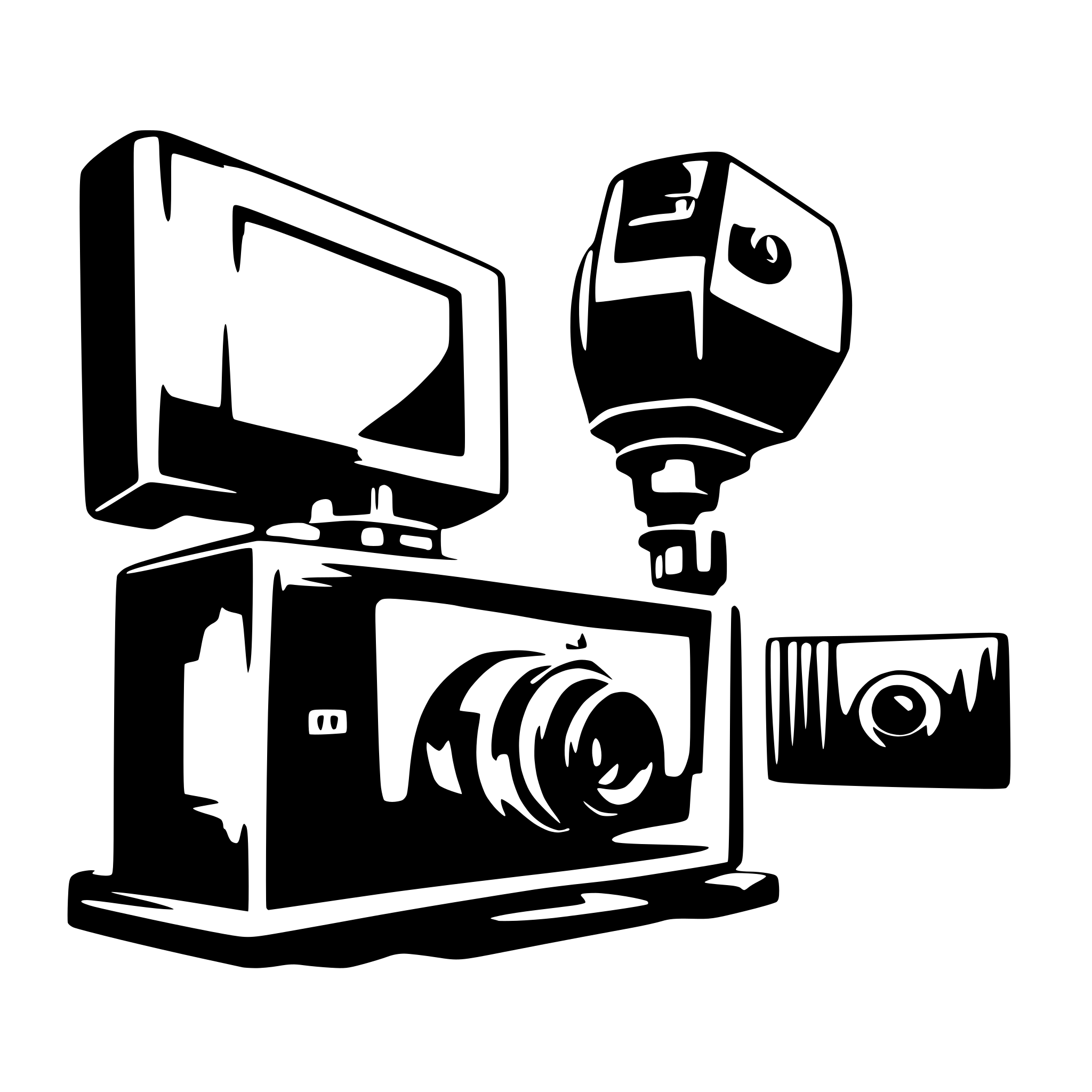 AI-generated SVG of 'live recording camera'