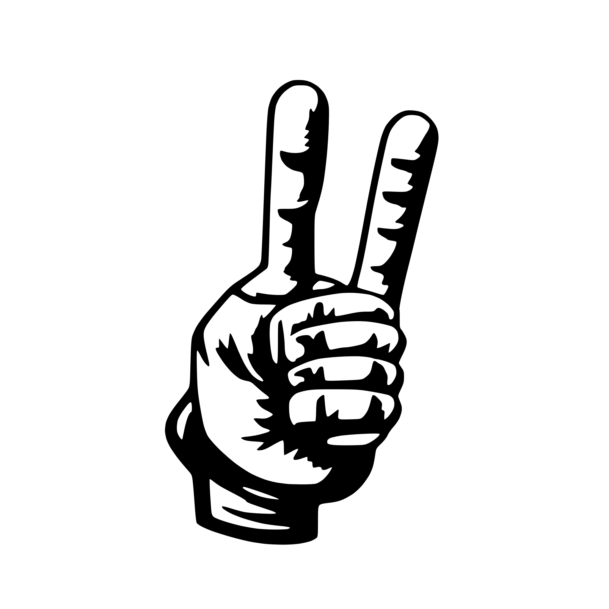 AI-generated SVG of a hand like thumb