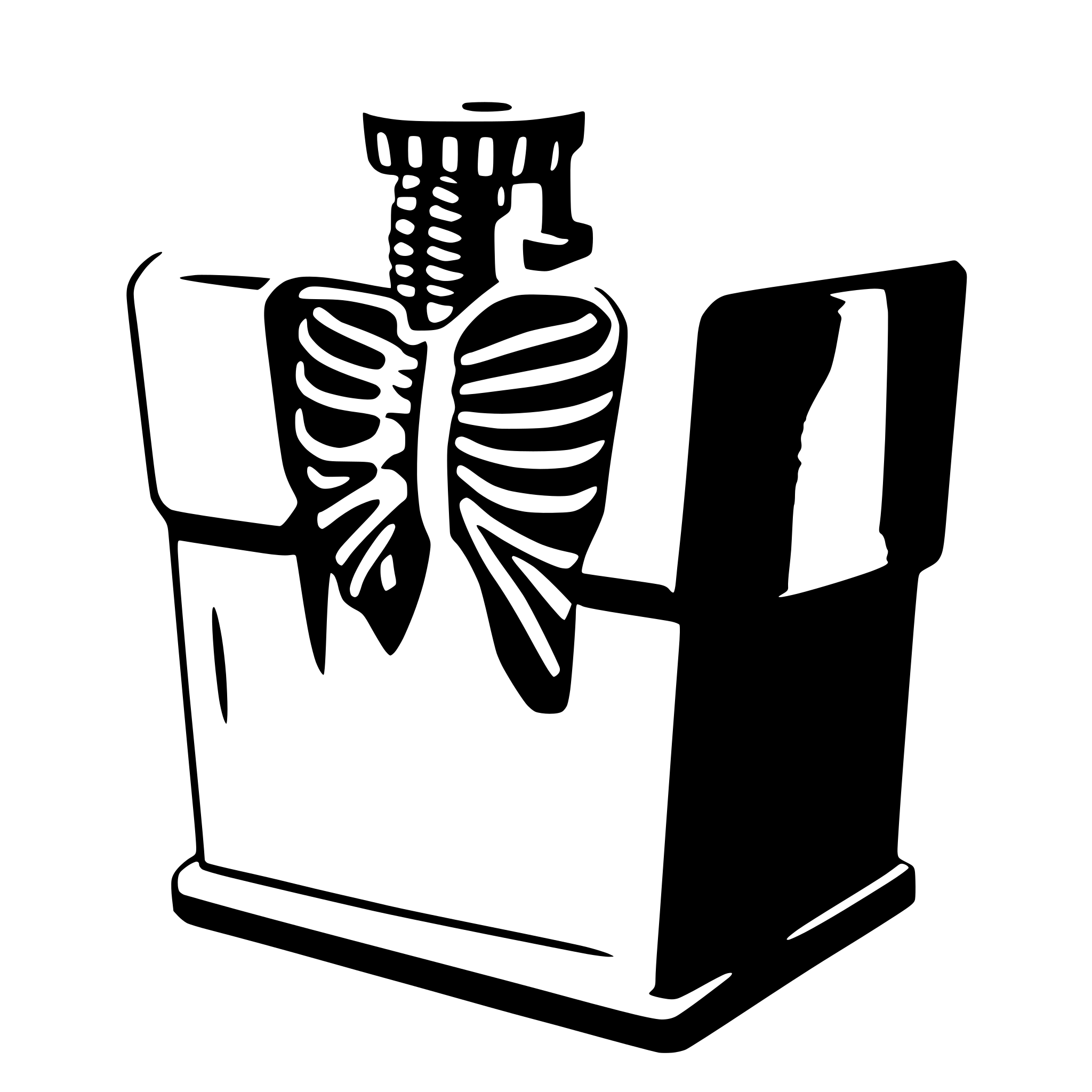 AI-generated SVG of 'chest x ray'