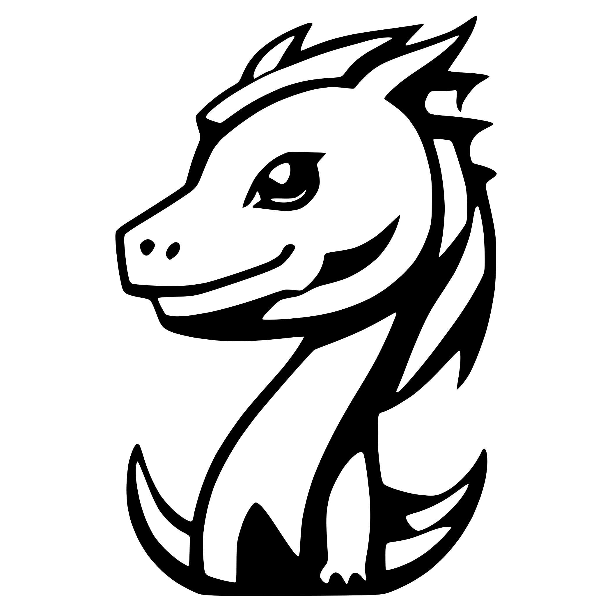 AI-generated SVG of 'dragon cute'