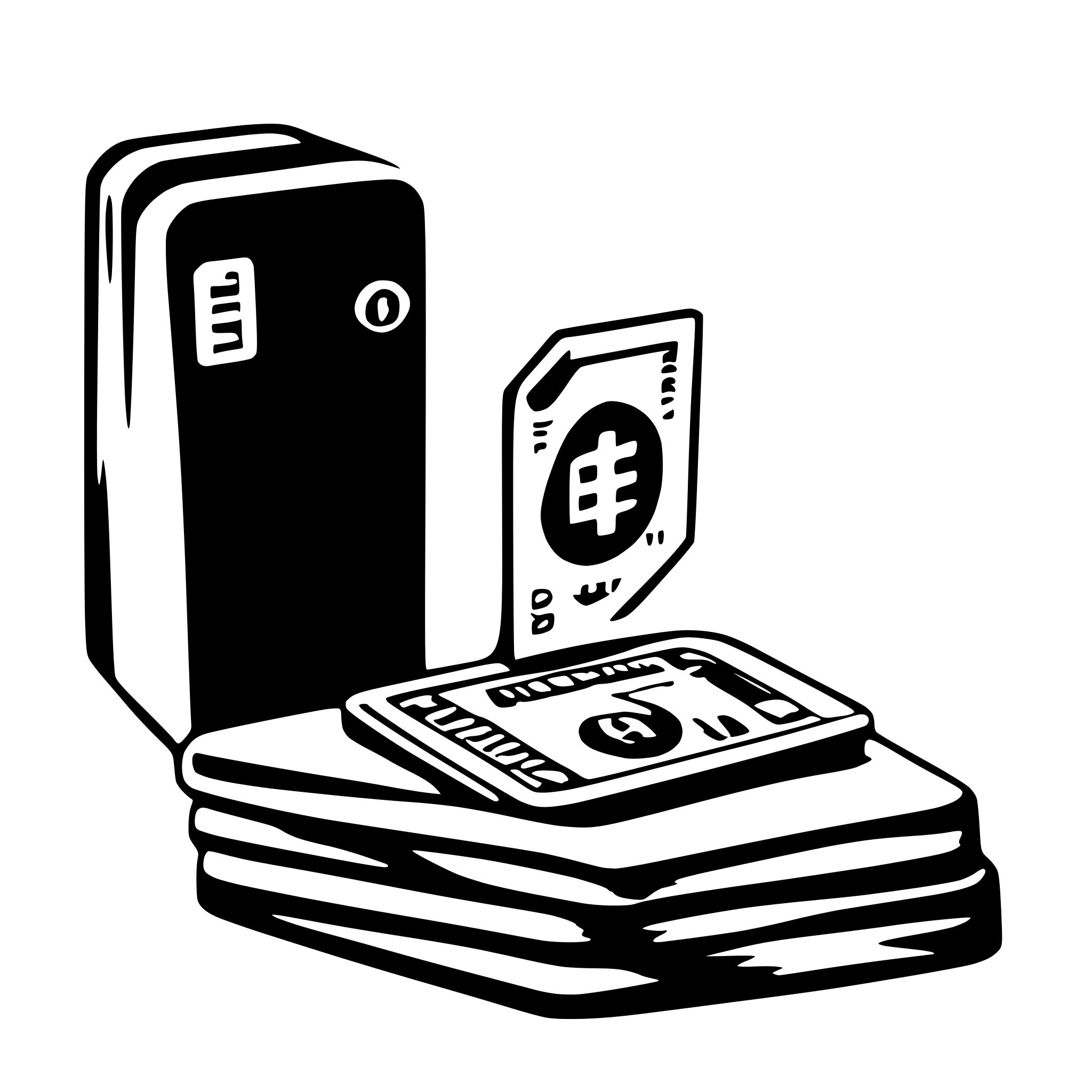 AI-generated SVG of a credit money cash online