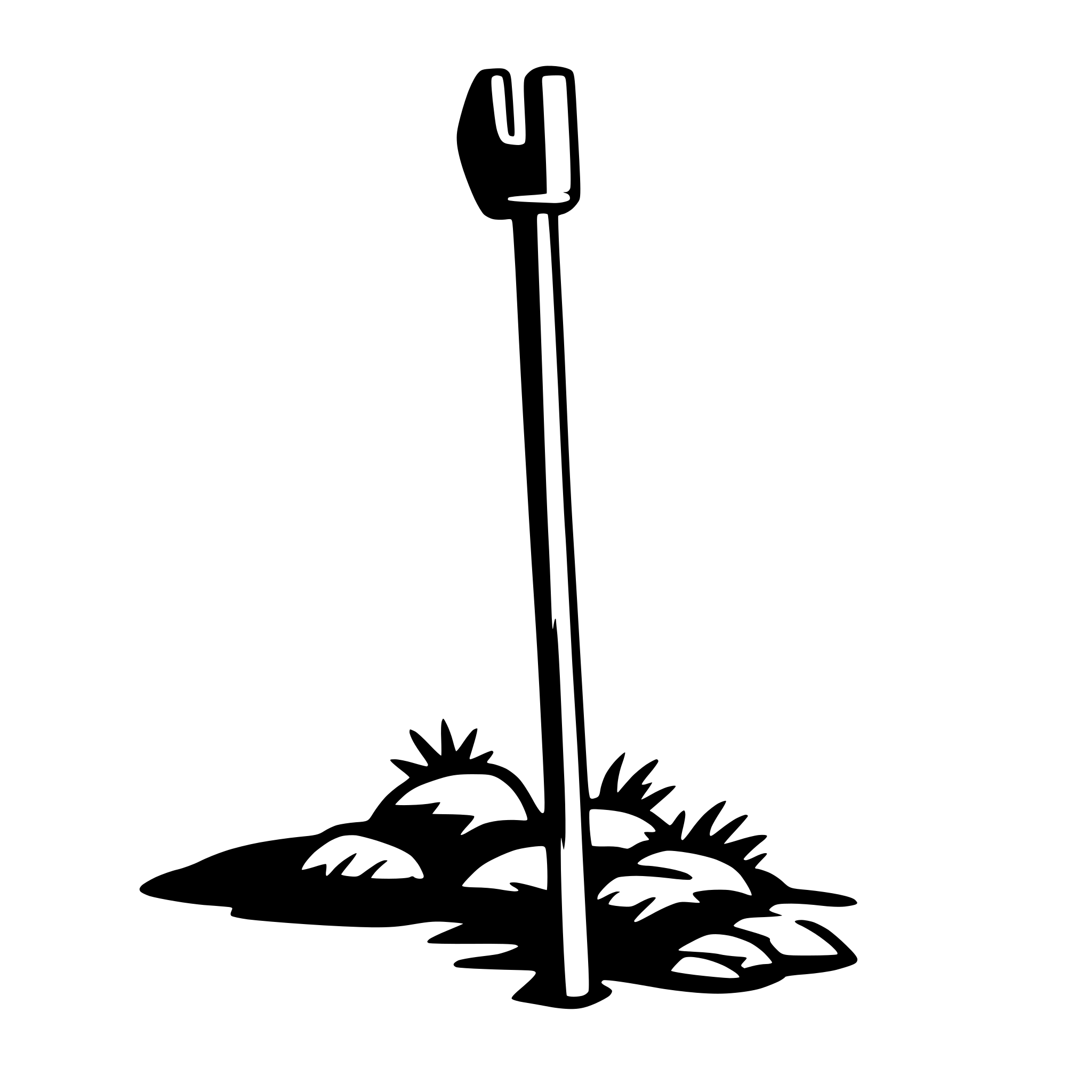 AI-generated SVG of a crutch