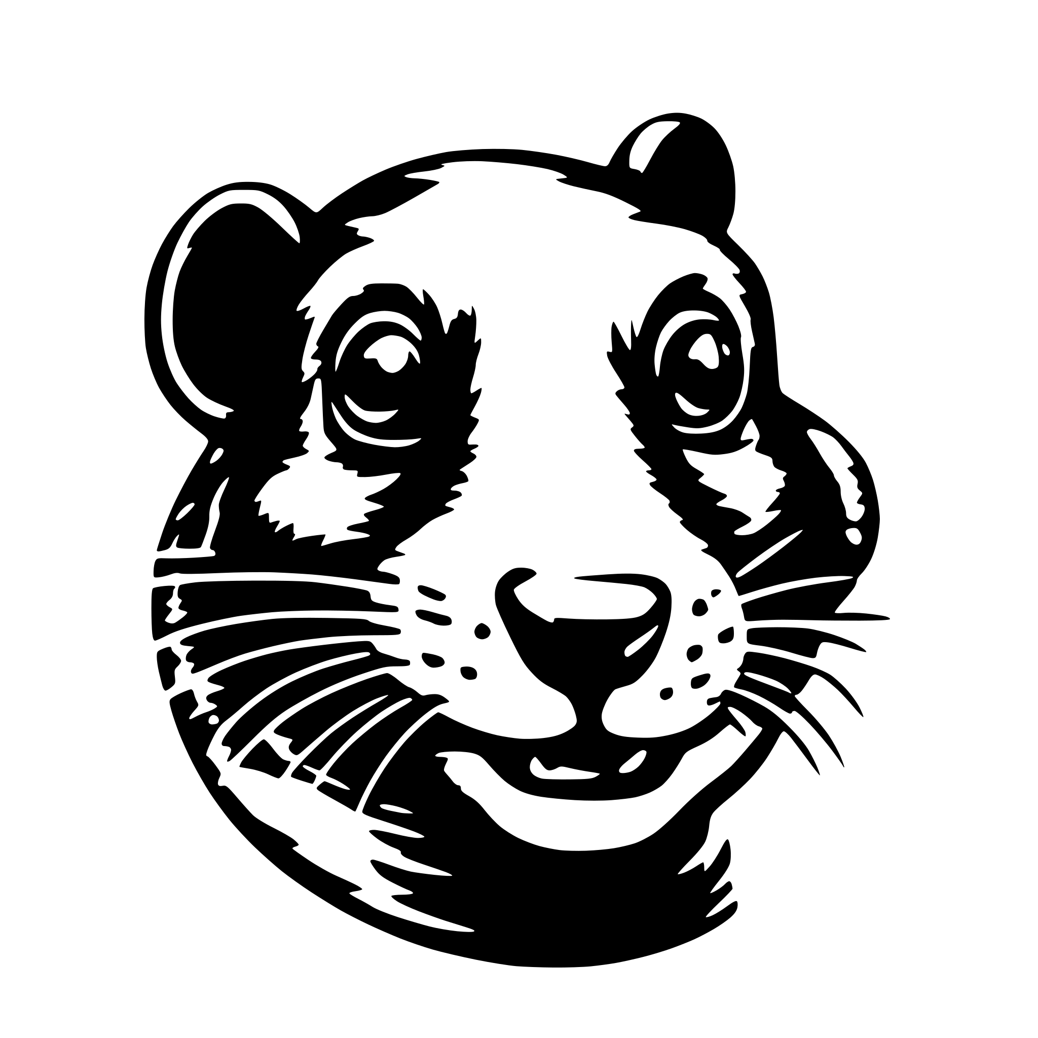 AI-generated SVG of a mix with rat face and ai Sparkles