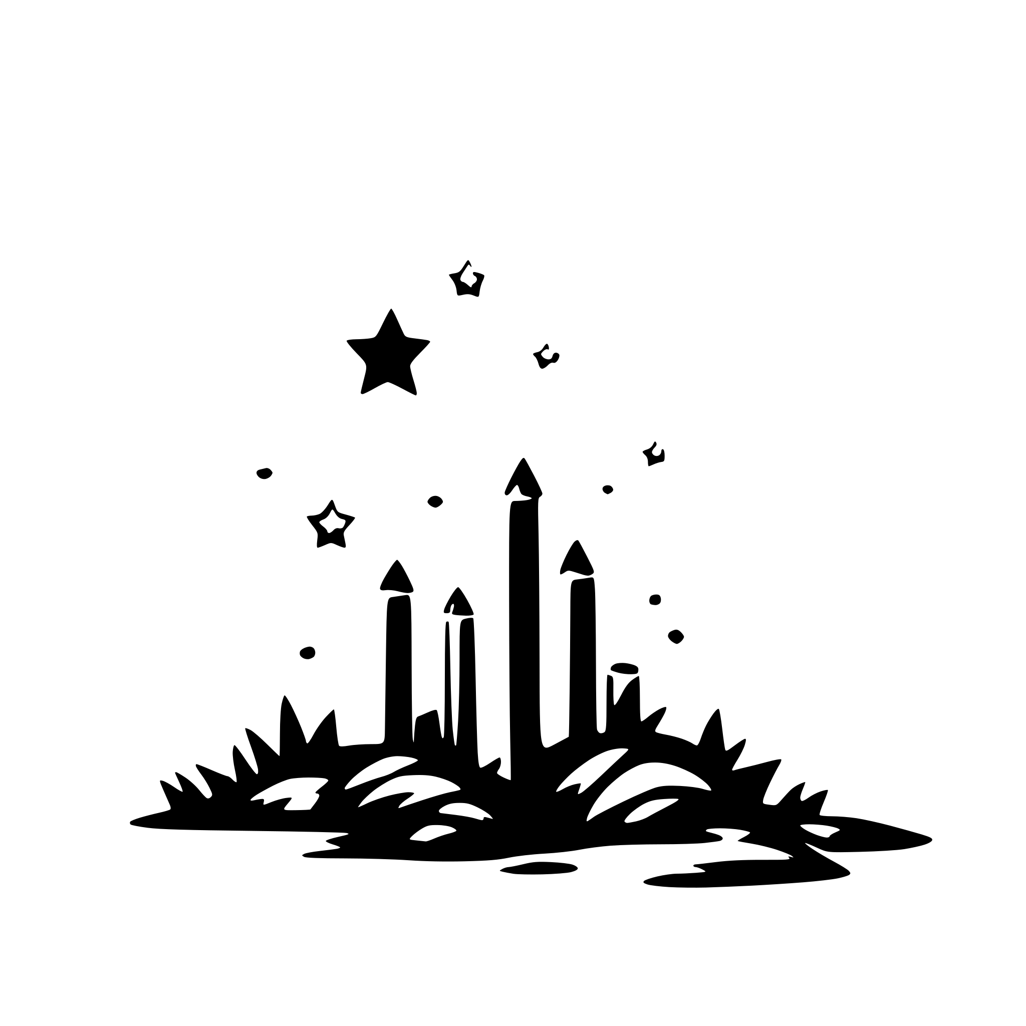 AI-generated SVG of a shooting stars