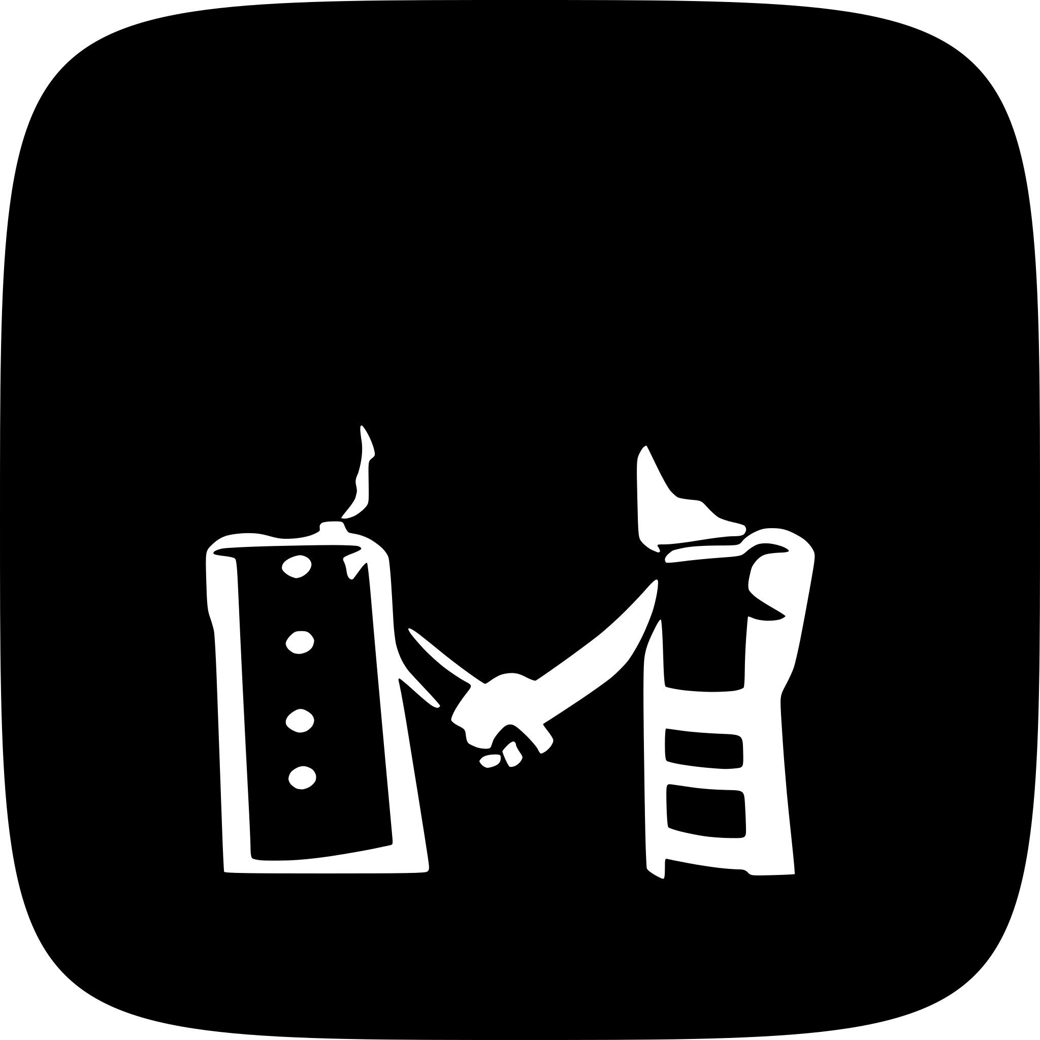 AI-generated SVG of a lego hand in hand