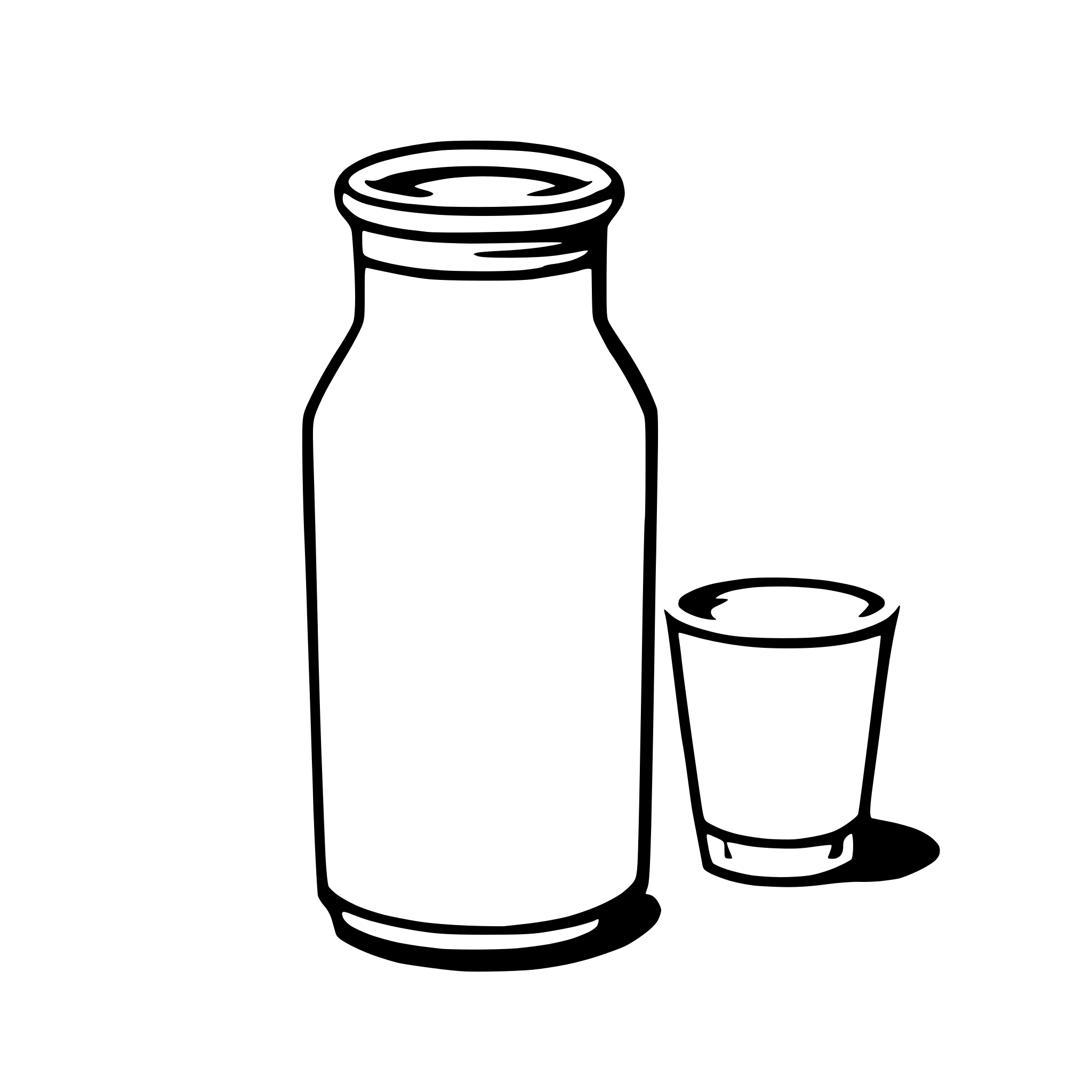 AI-generated SVG of a milk