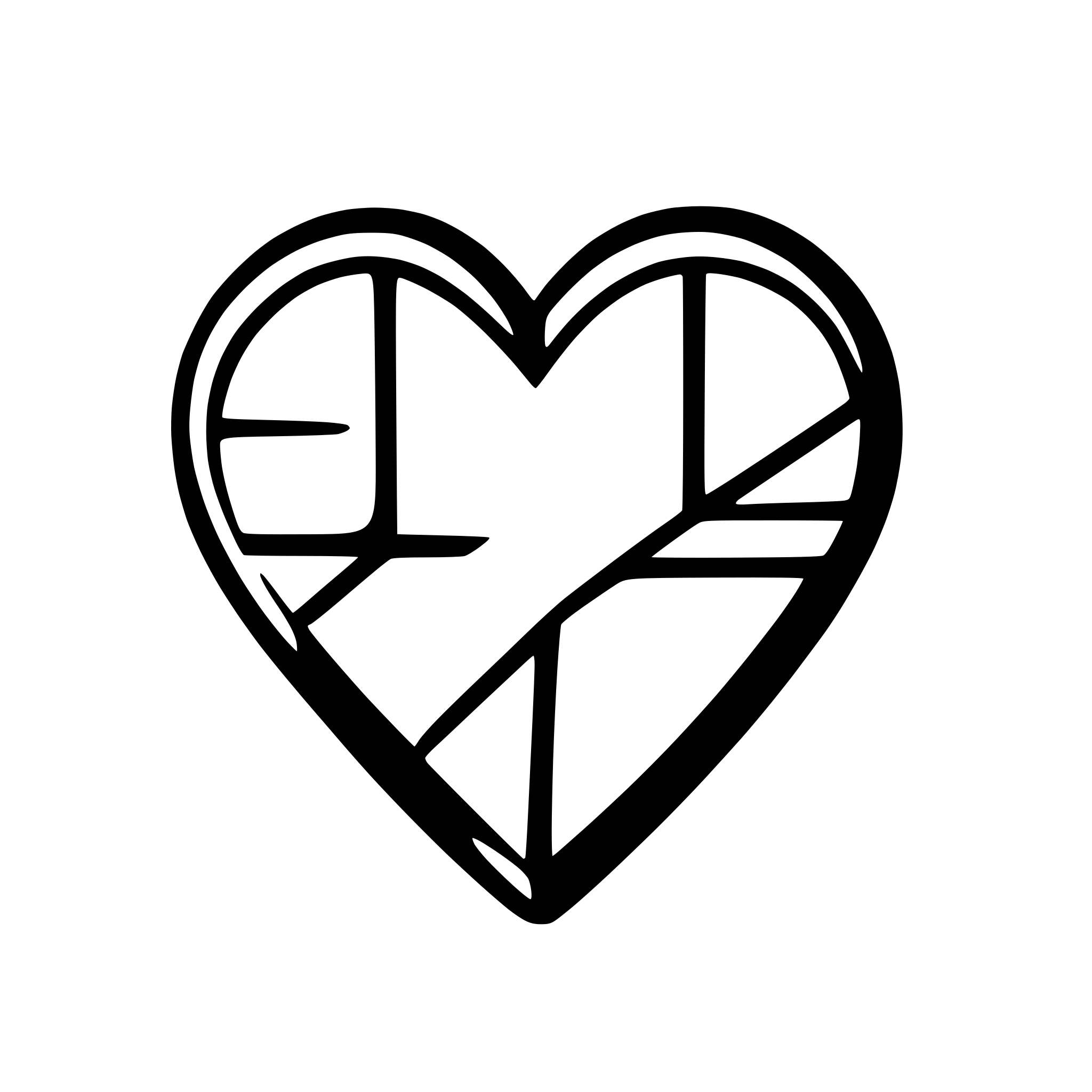 AI-generated SVG of a flat broken heart through the middle with stitches connecting the pieces