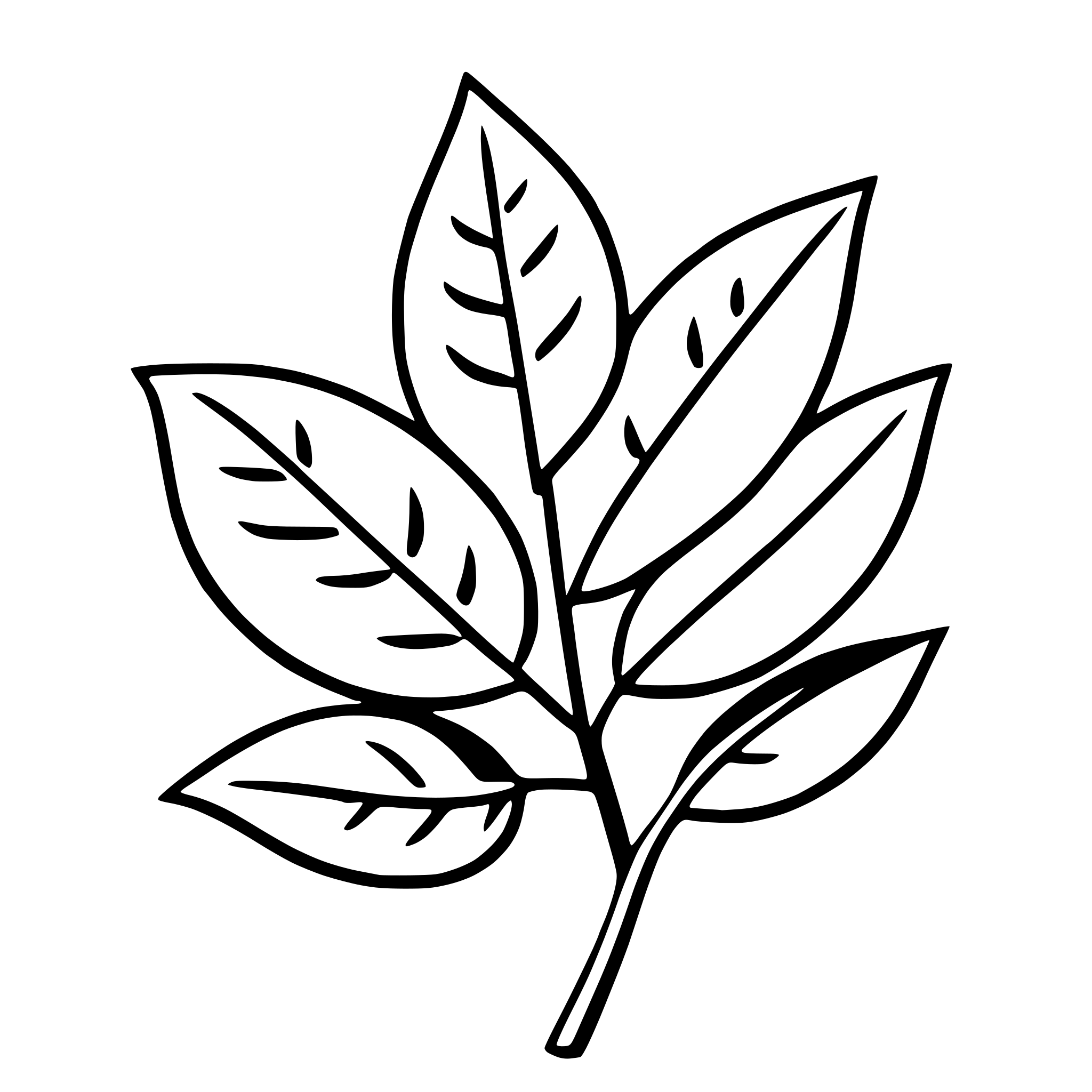 AI-generated SVG of a leaflet