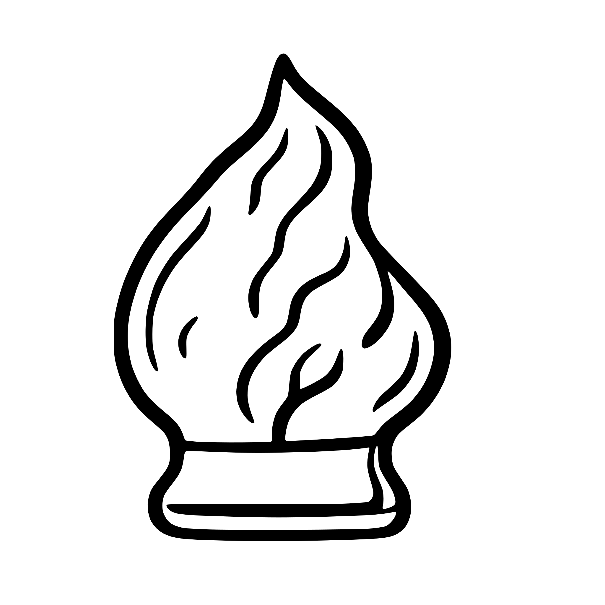 AI-generated SVG of 'fire'