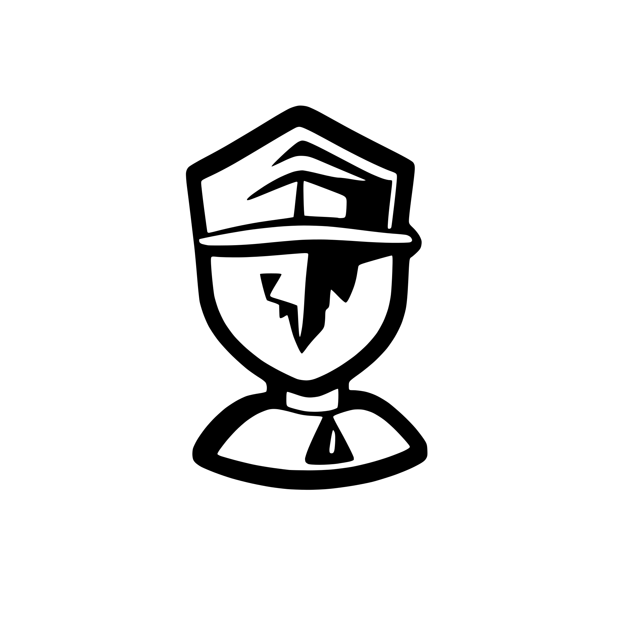 AI-generated SVG of a make a logo for security provider app