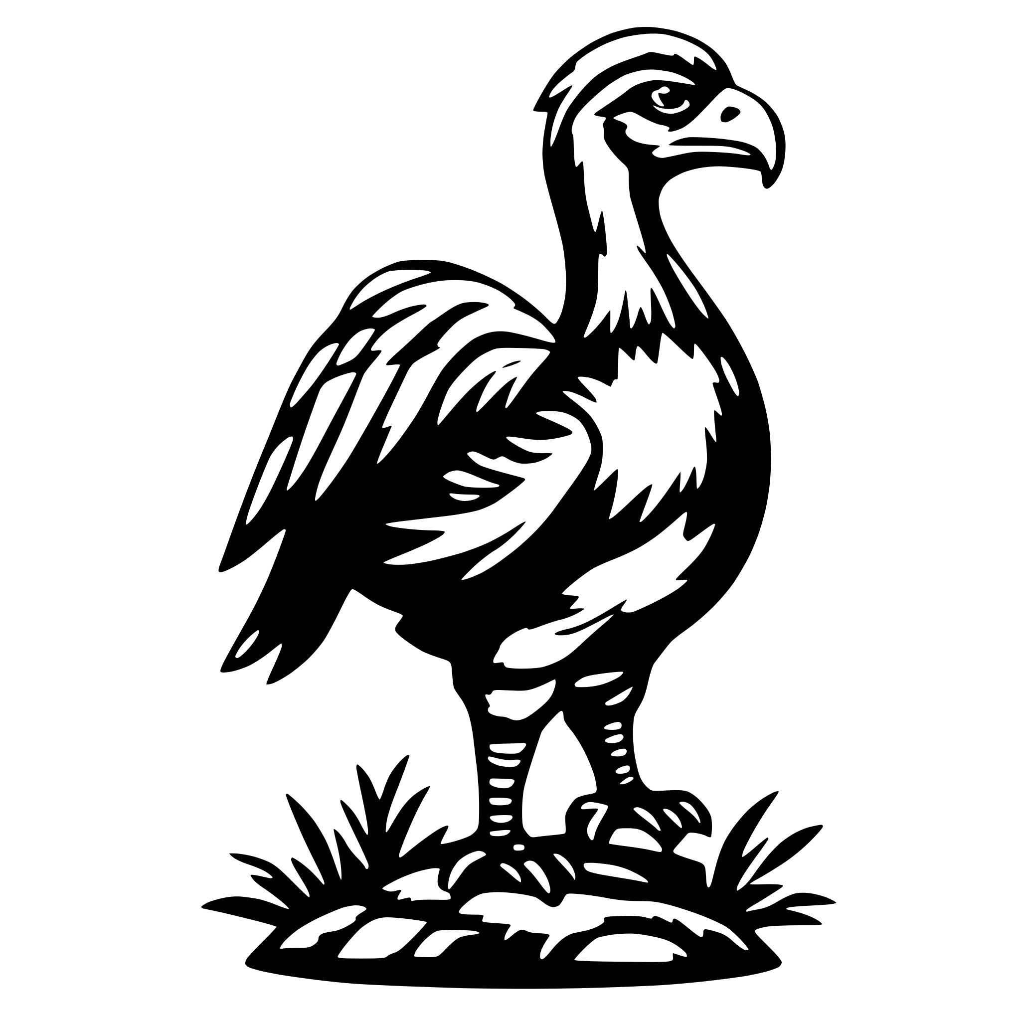 AI-generated SVG of 'fenix com chamas'