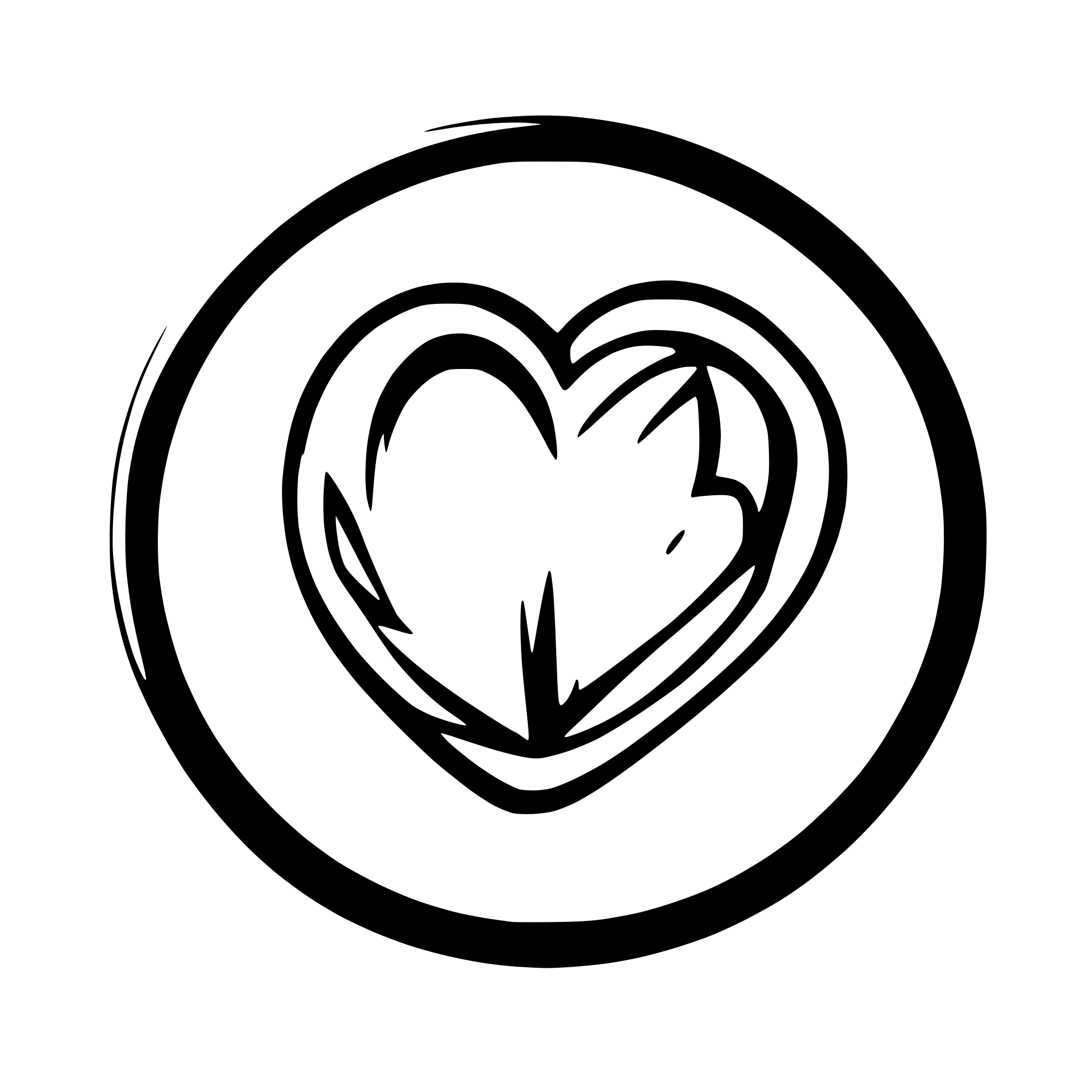 AI-generated SVG of 'planet heart'