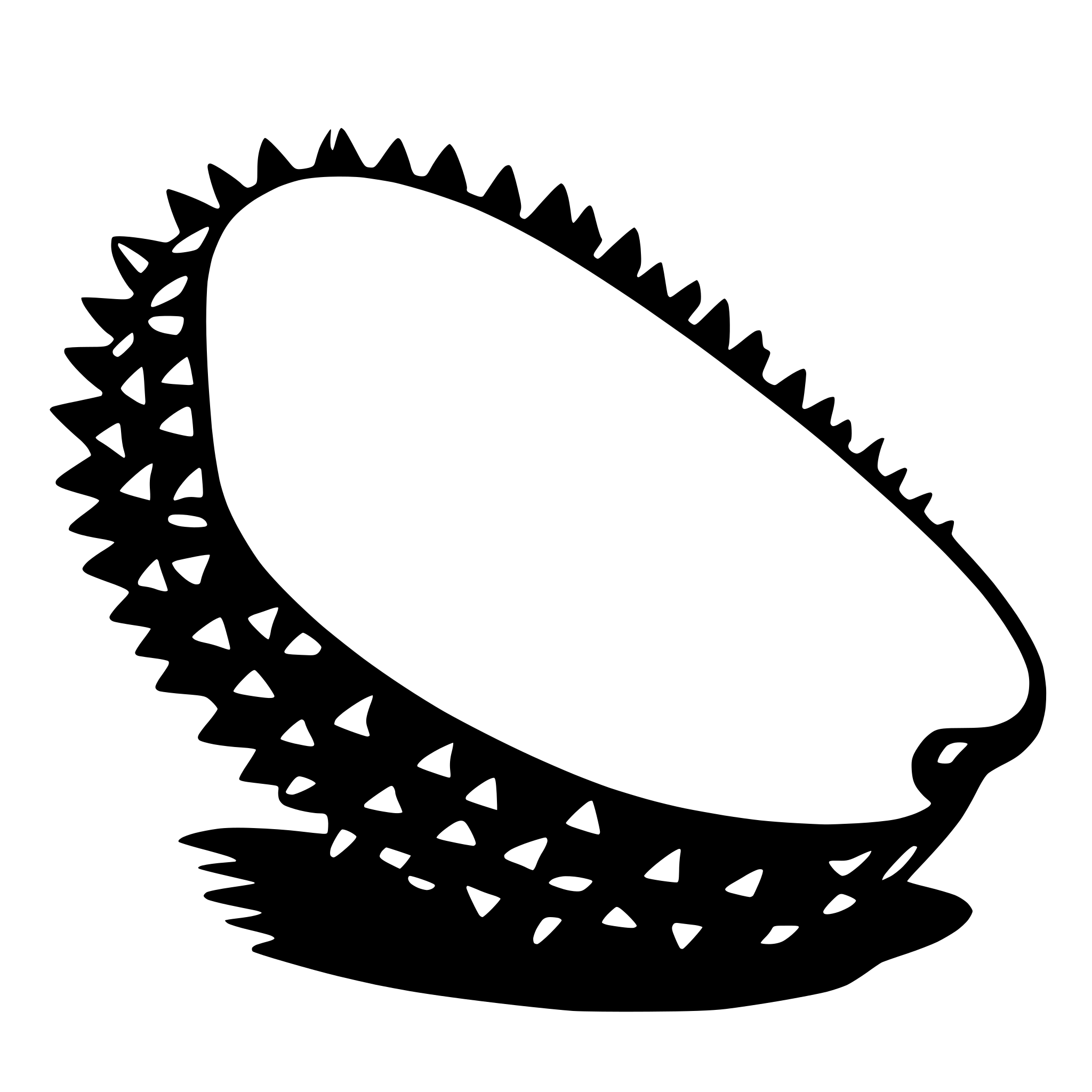 AI-generated SVG of 'durian'