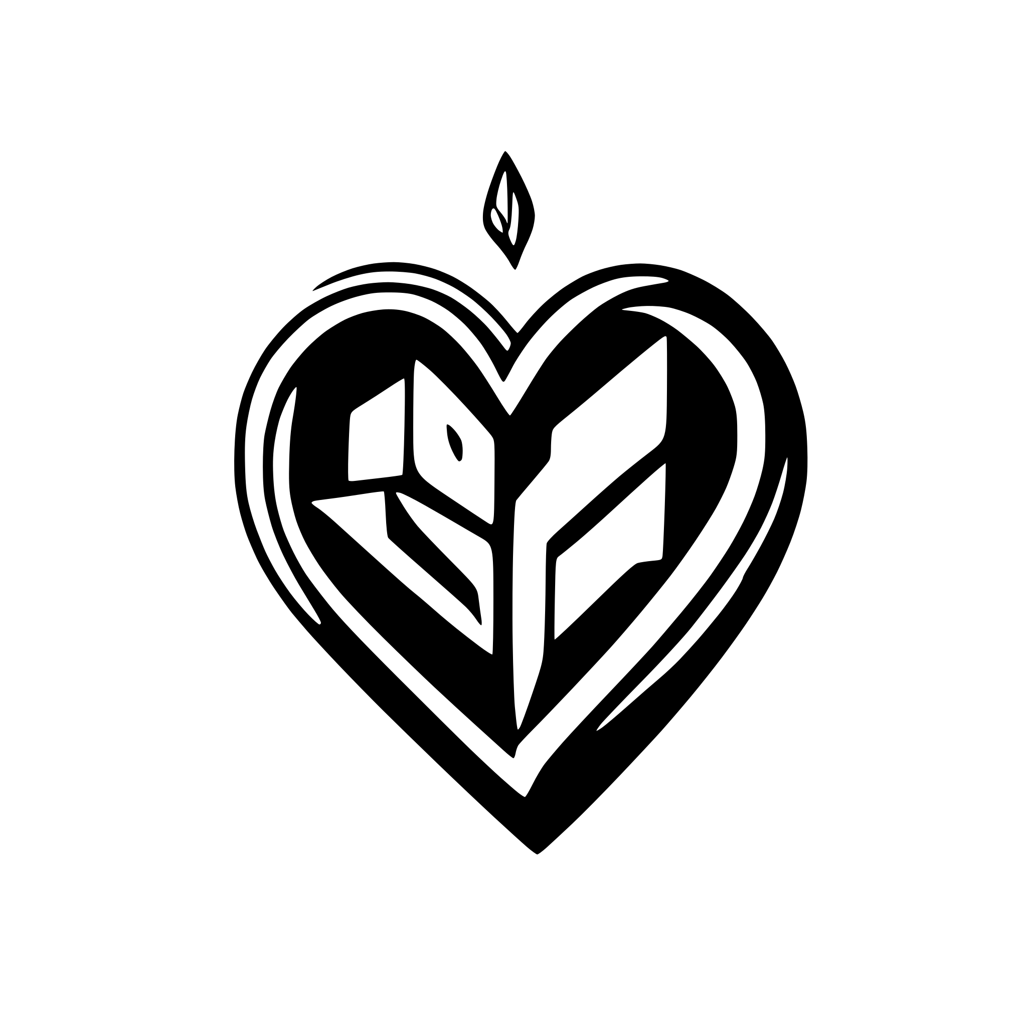 AI-generated SVG of a flat broken heart with stitches connecting the pieces with space between them