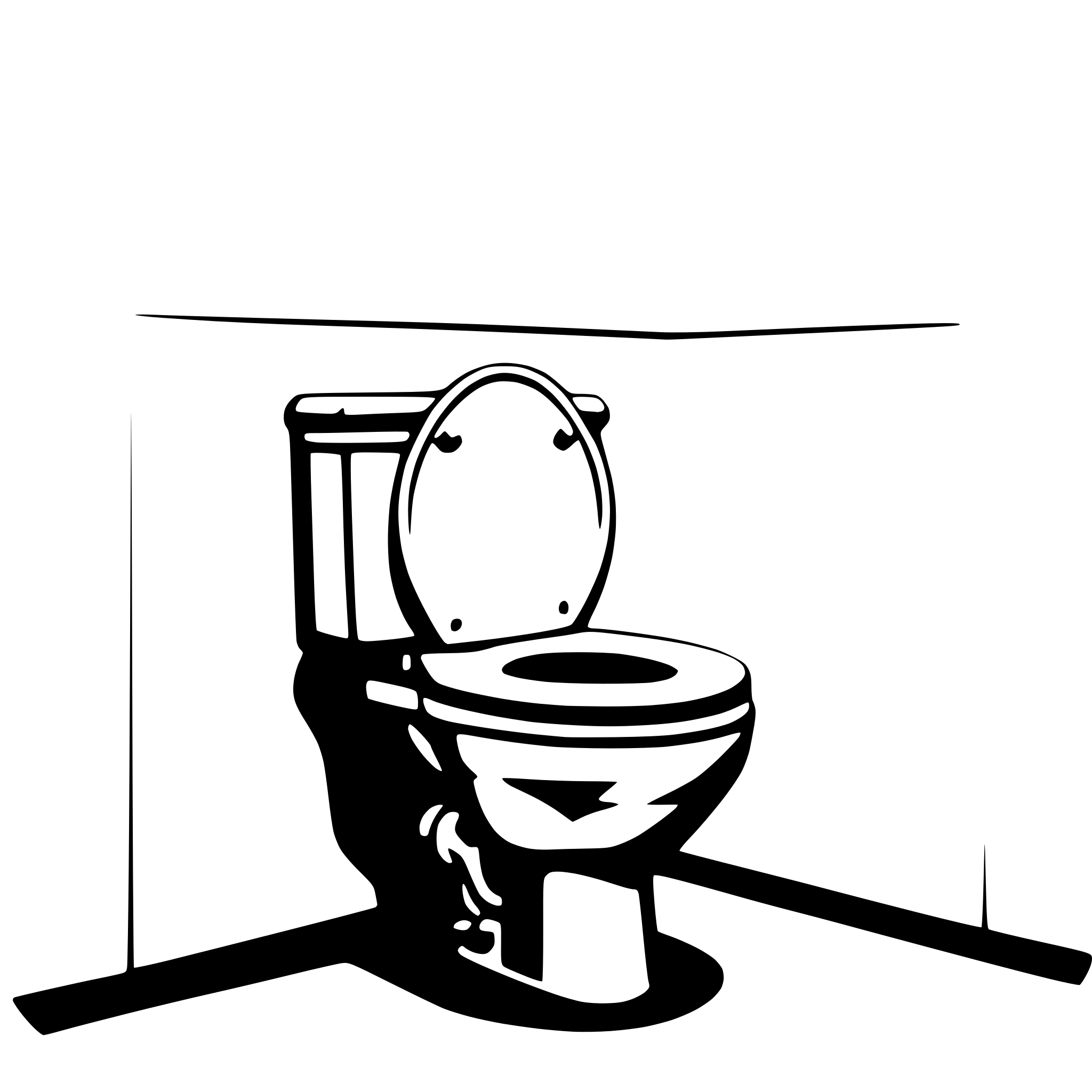 AI-generated SVG of 'toilet for disablee'