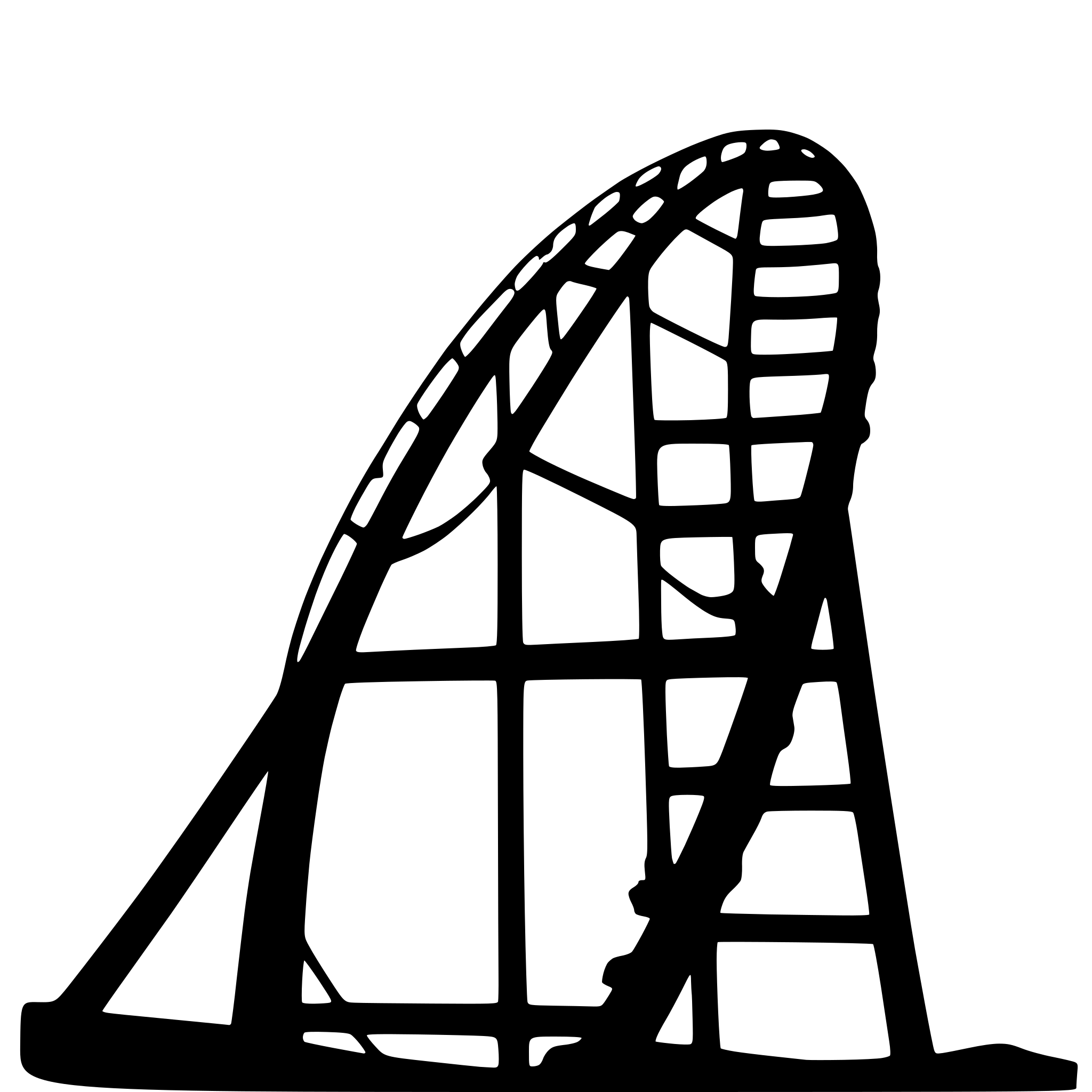 AI-generated SVG of 'rollercoaster twisting in air'