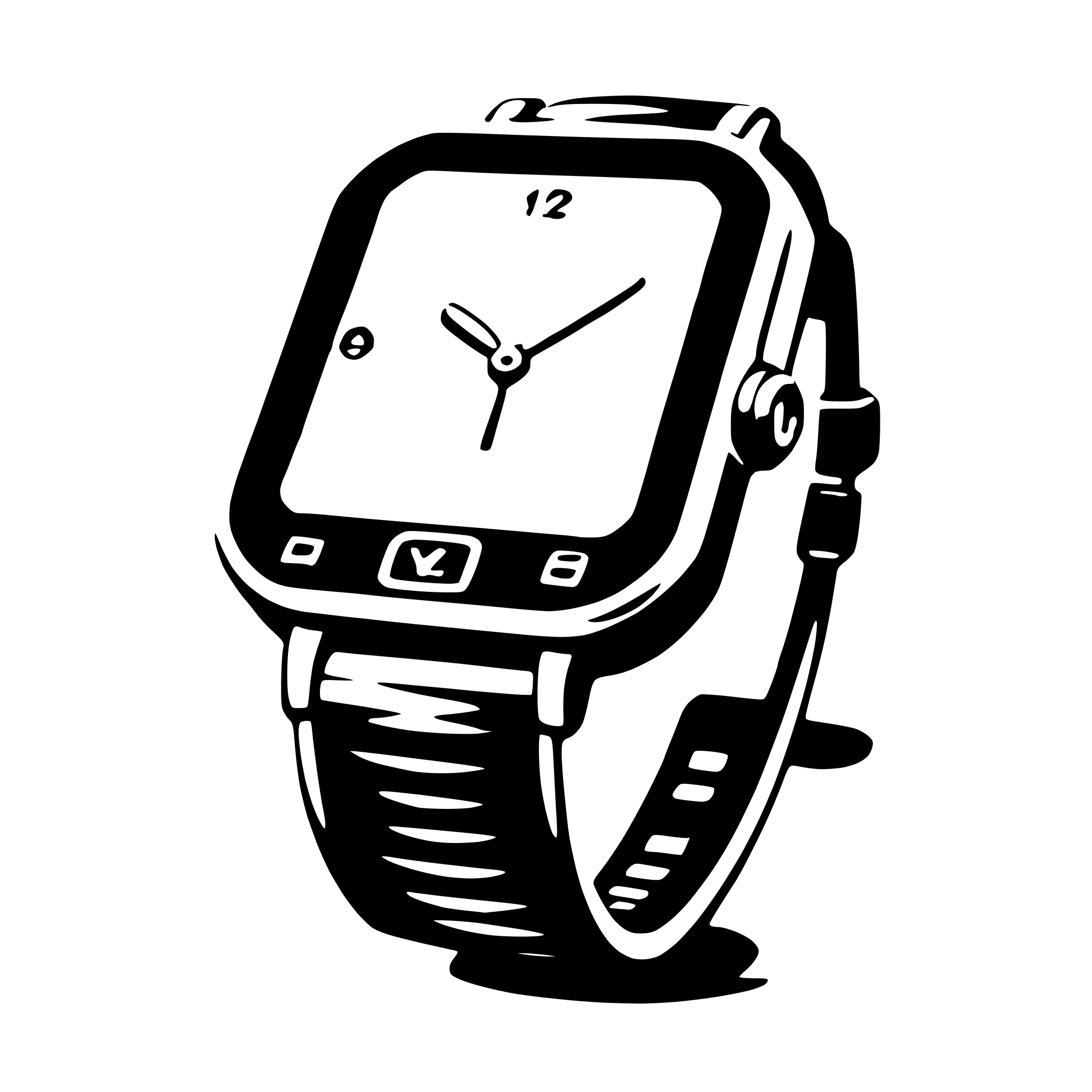 AI-generated SVG of 'smartwatch'