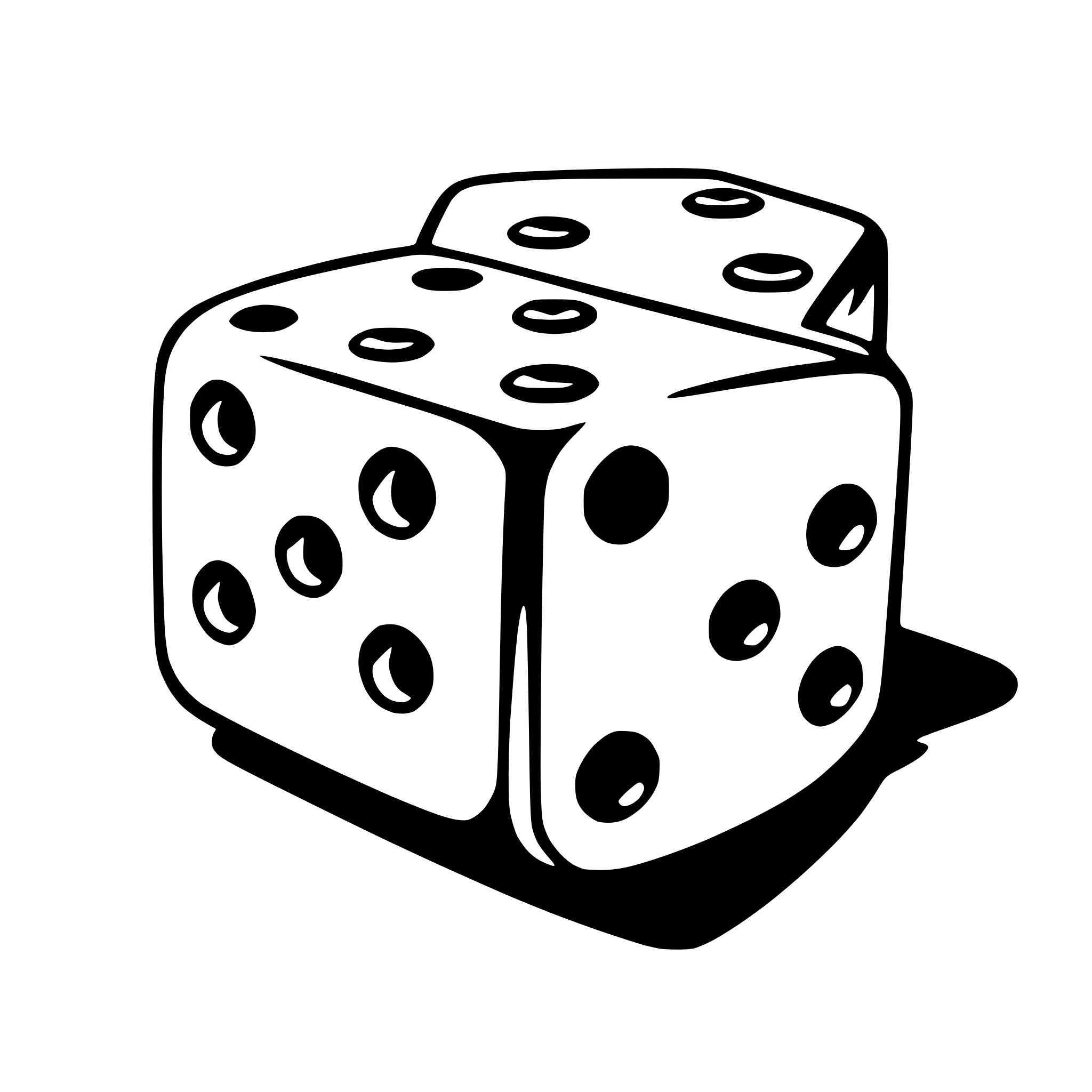 AI-generated SVG of 'dice'