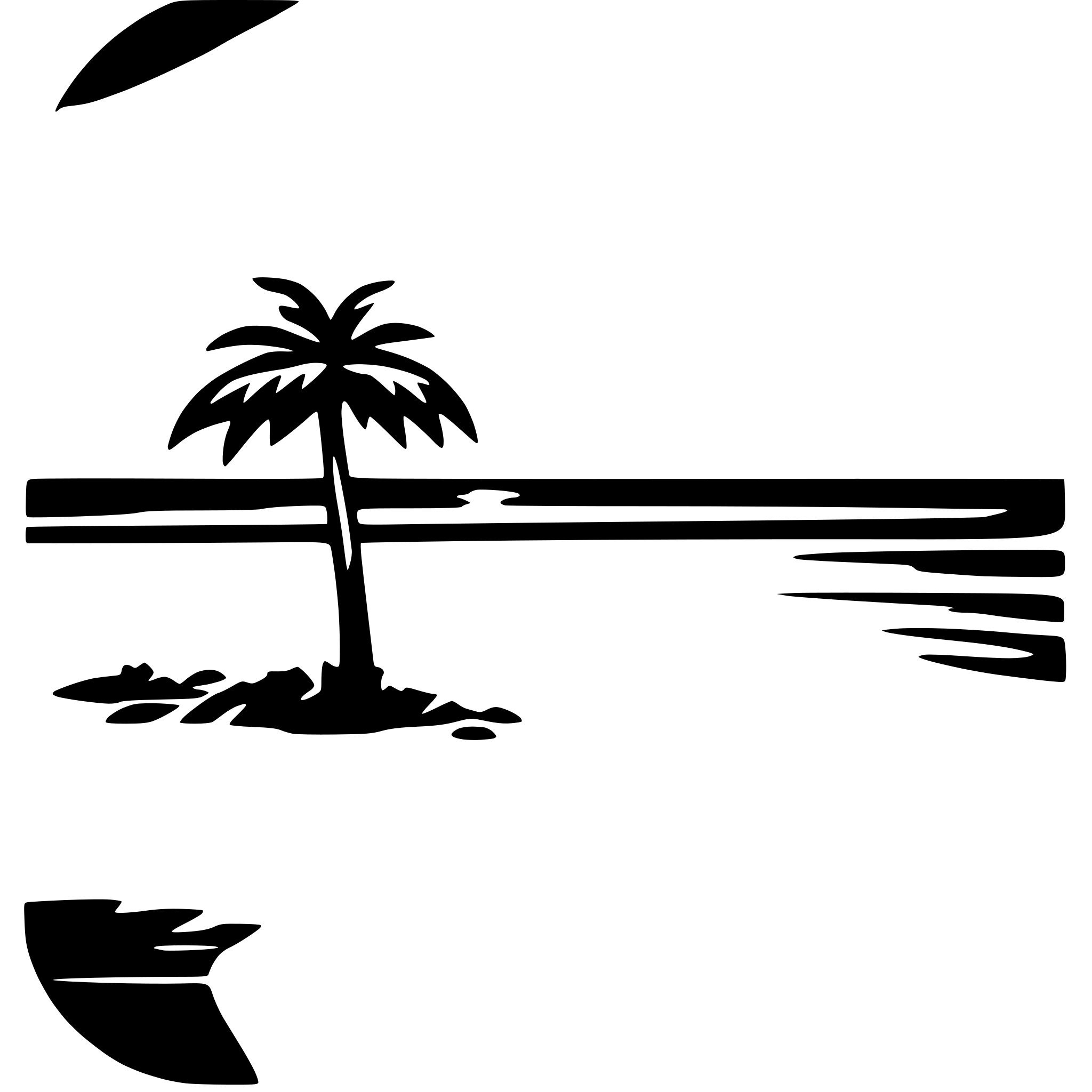 AI-generated SVG of a sunny beach