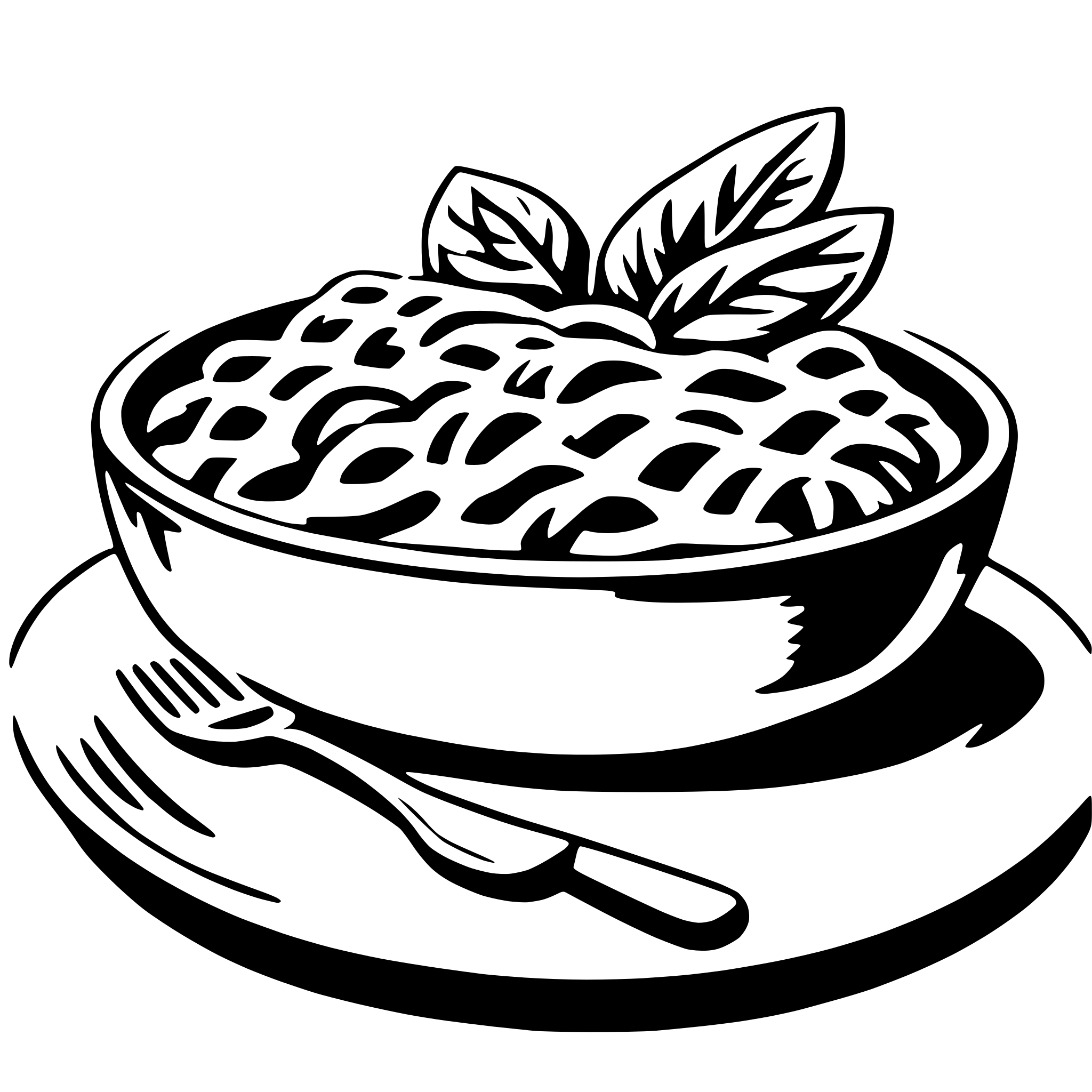 AI-generated SVG of a pasta