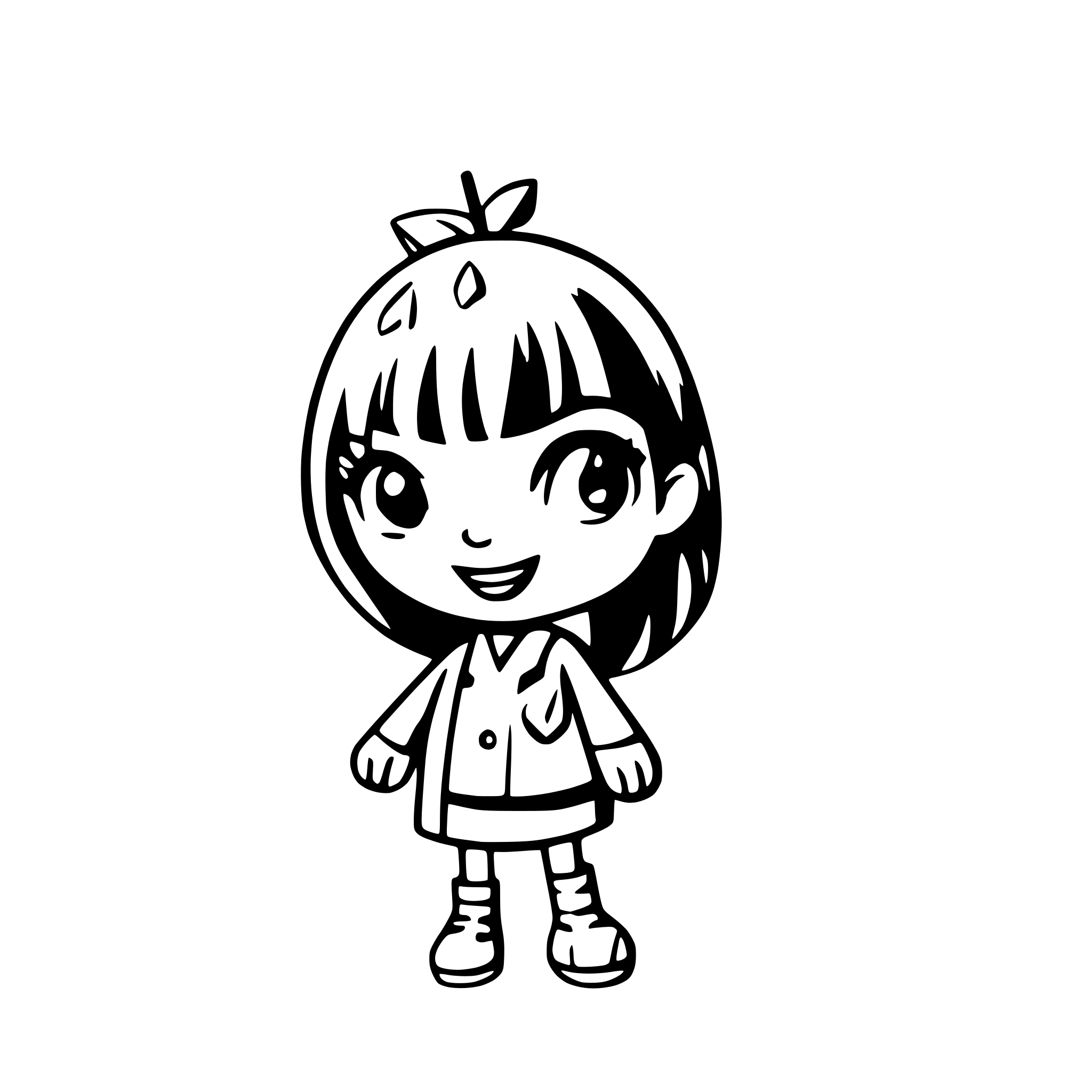 AI-generated SVG of a mango