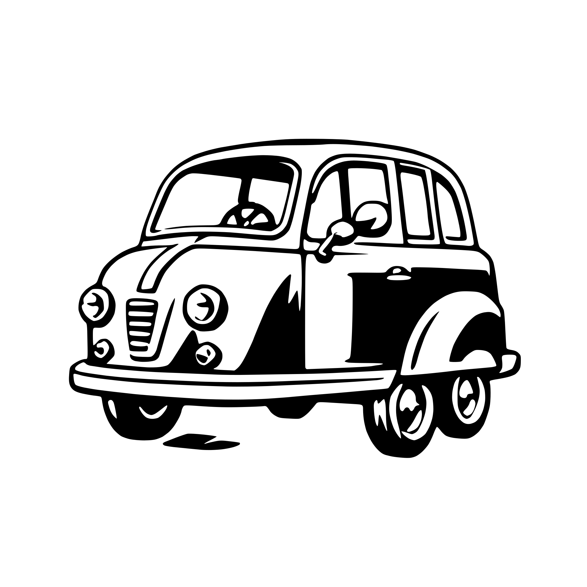 AI-generated SVG of 'microcar'