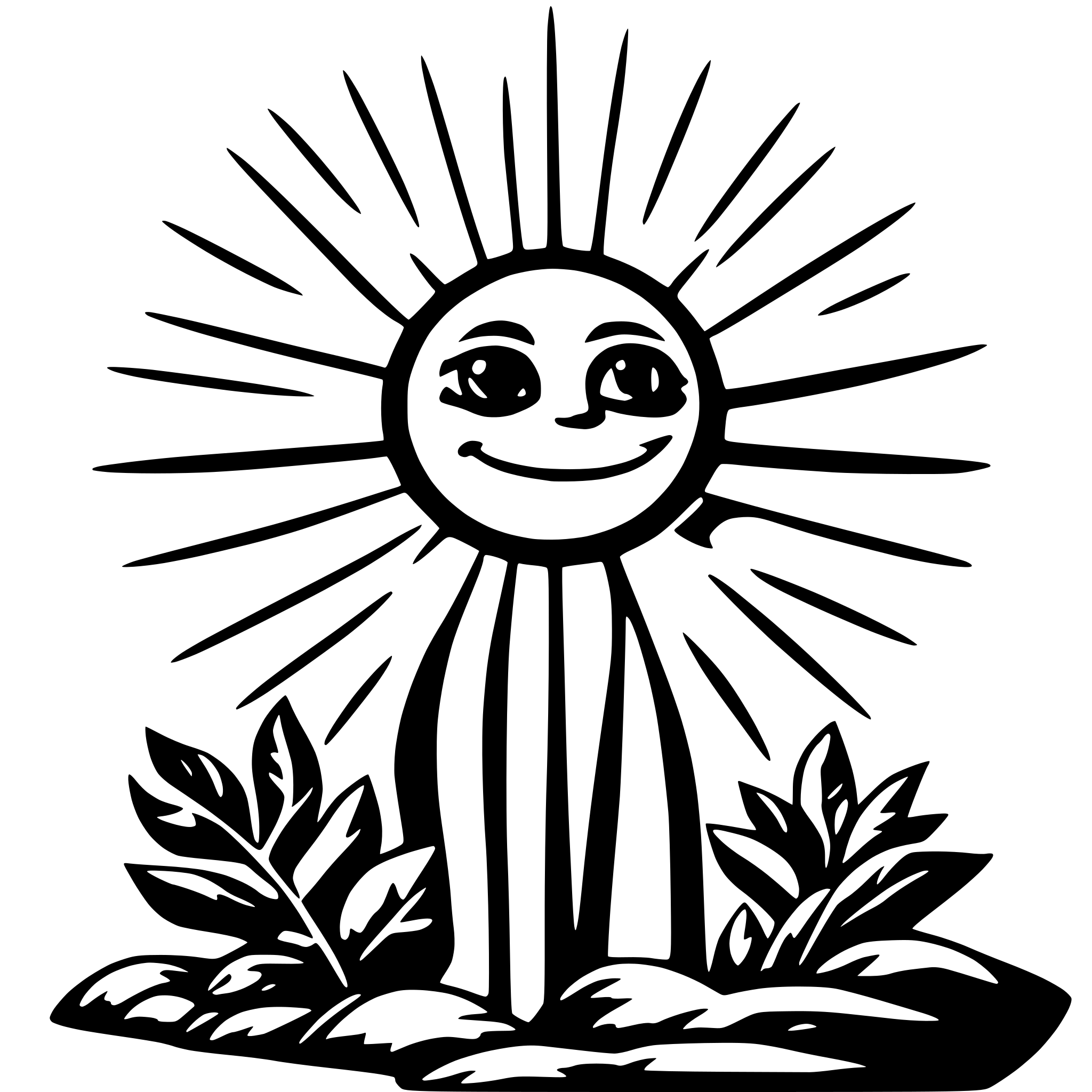 AI-generated SVG of 'sun catchedr'