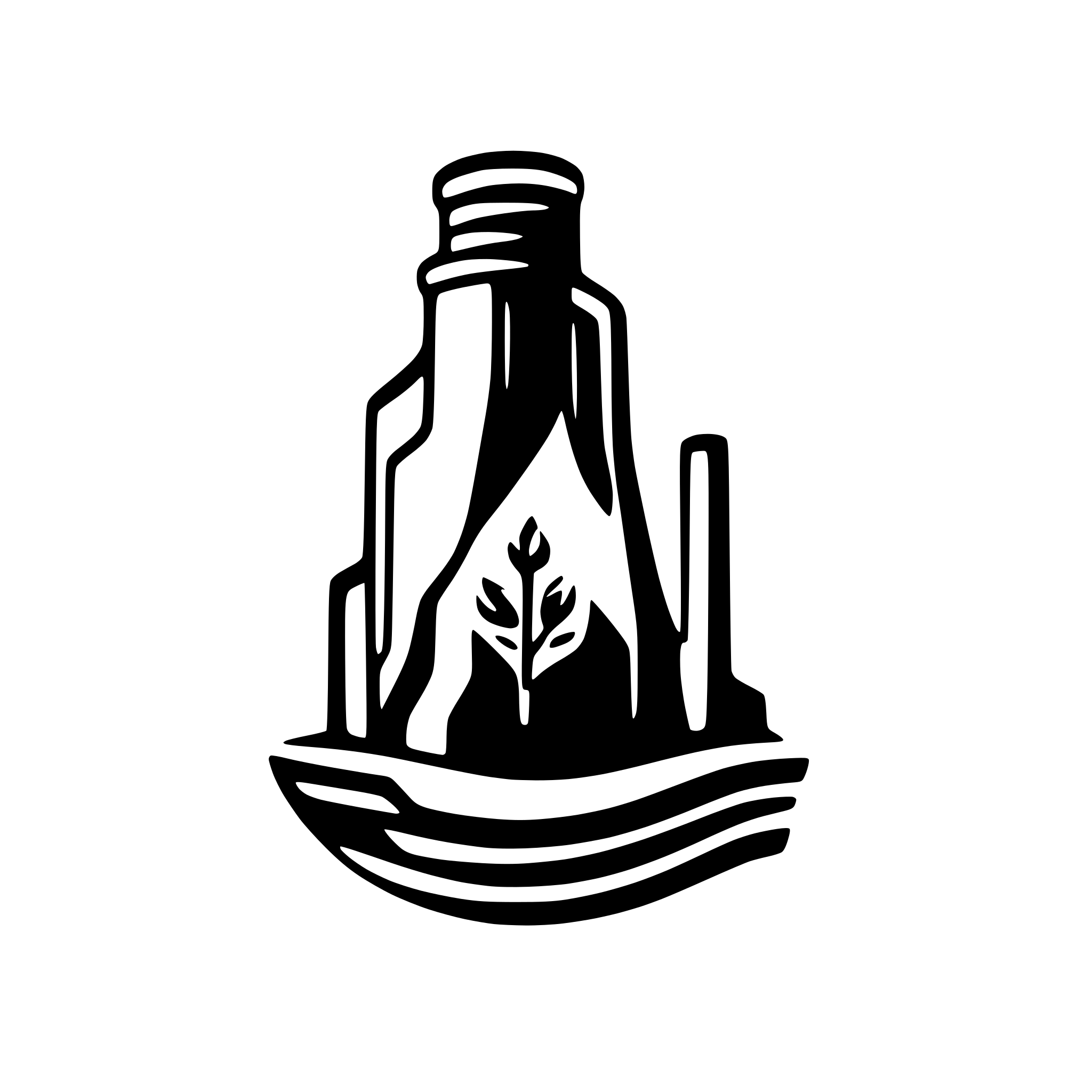 AI-generated SVG of a pictogram chemical plant with smokestack