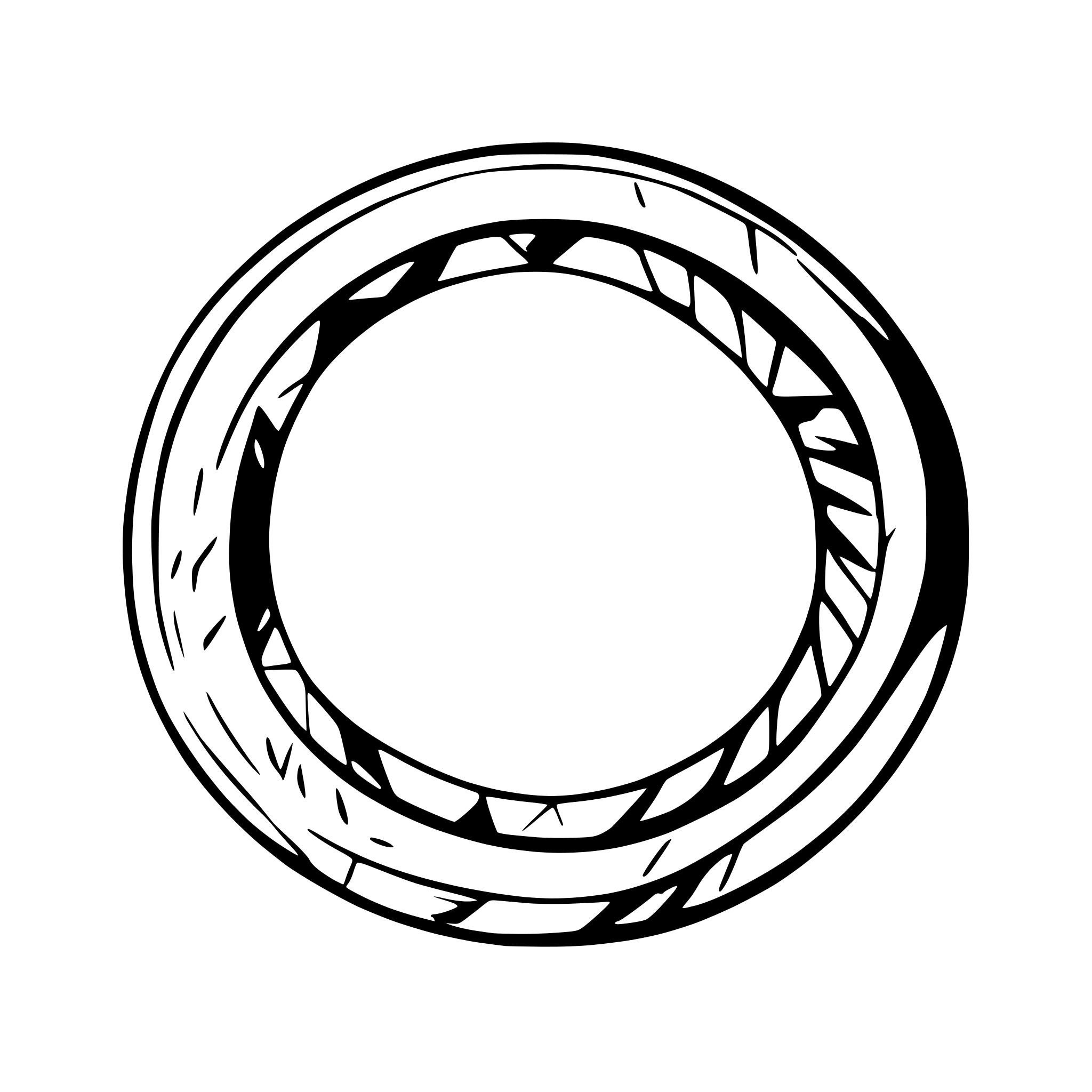 AI-generated SVG of a Magic circle geometric