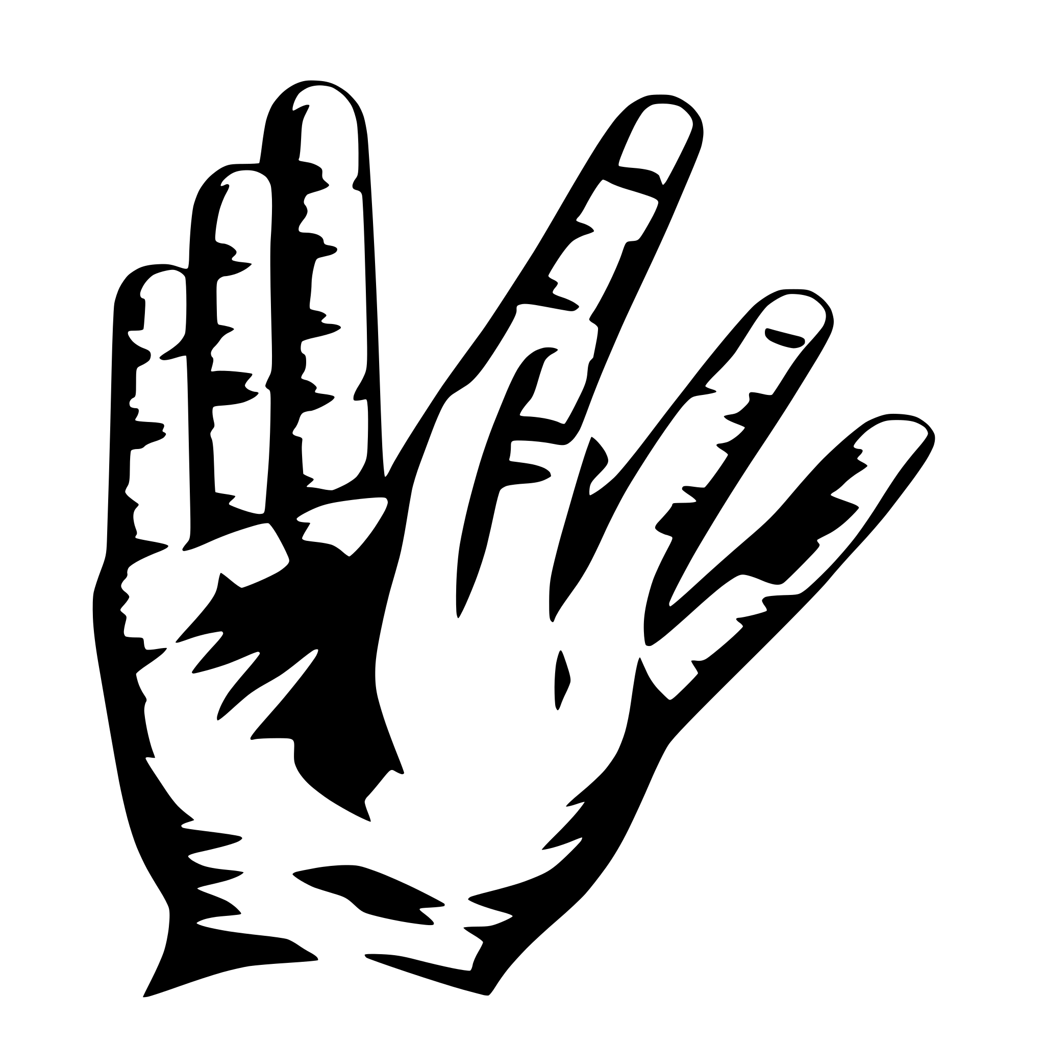 AI-generated SVG of 'music hands'
