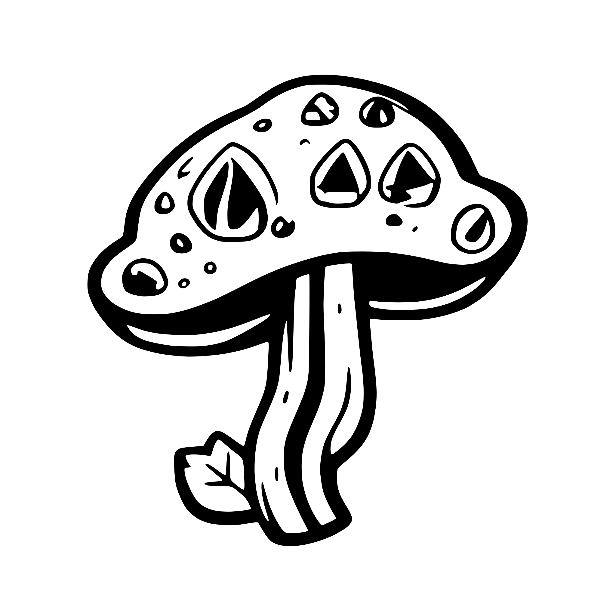 AI-generated SVG of a draw something trippy with mushrooms and cannabis like on a T-Shirt AI-generated SVG of a draw something trippy with mushrooms and cannabis like on a T-Shirt