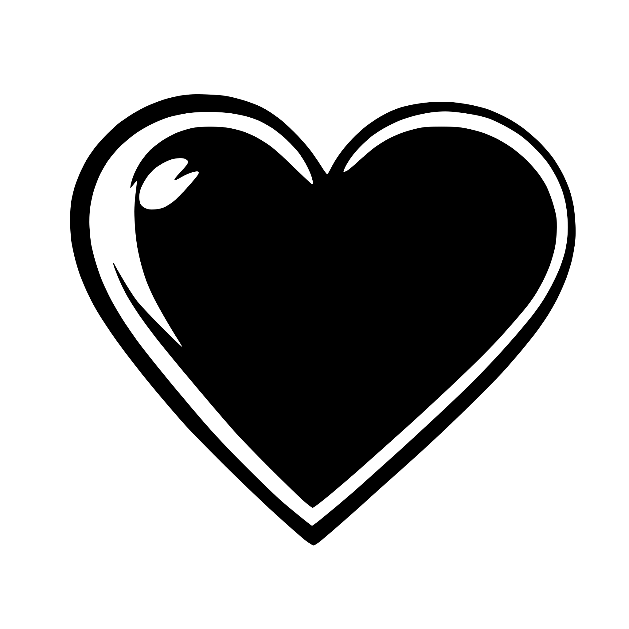 AI-generated SVG of 'red heart sticker'