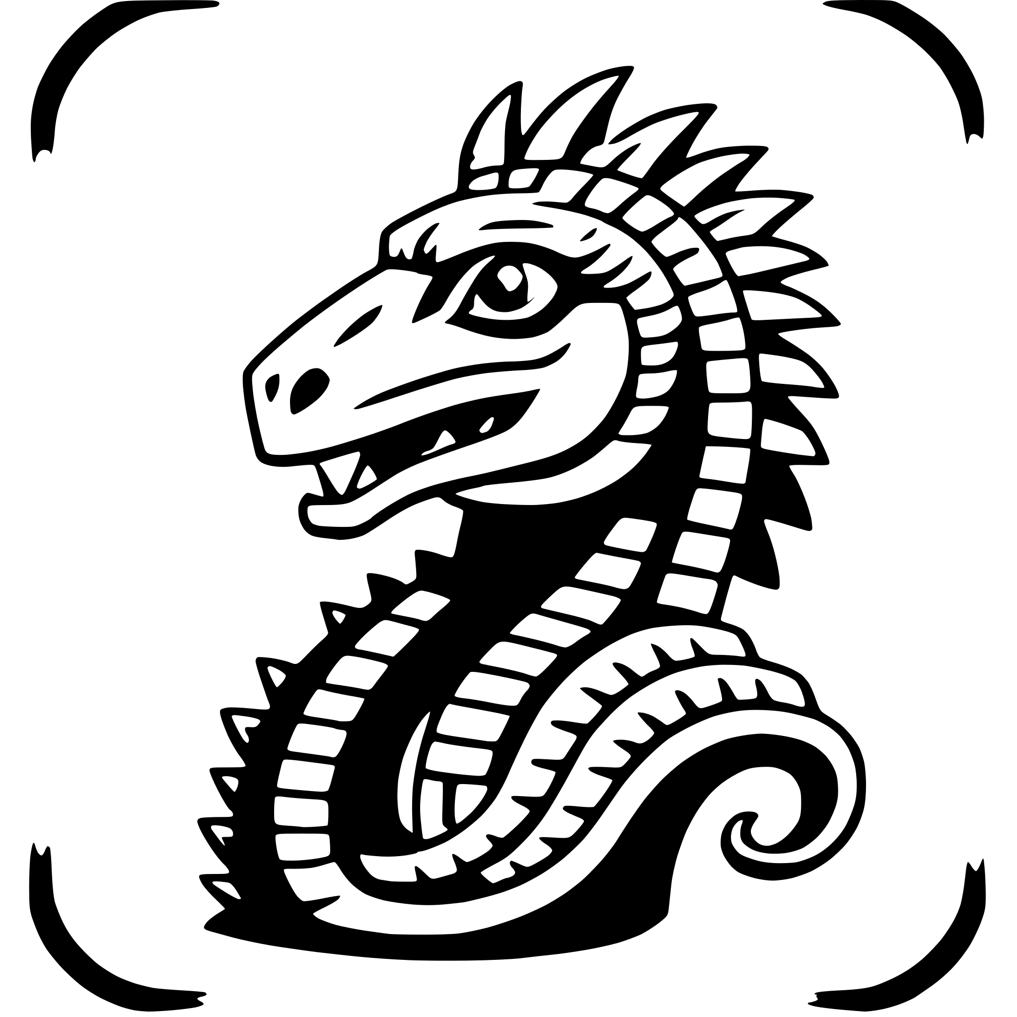 AI-generated SVG of a quetzalcoatl