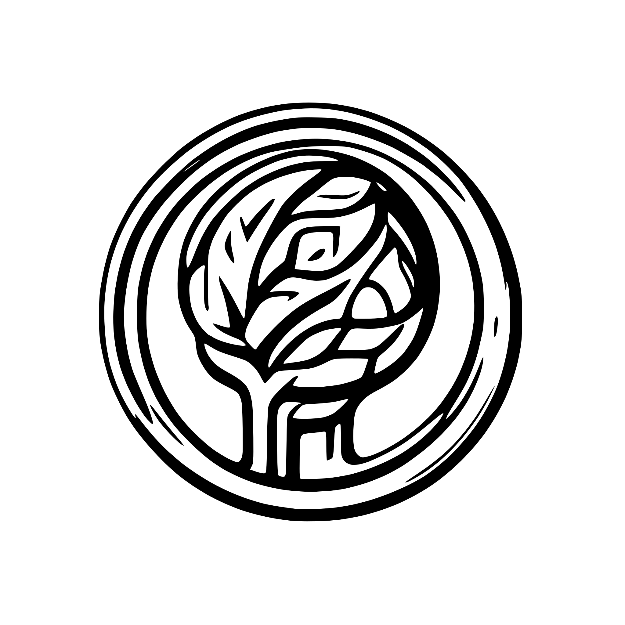 AI-generated SVG of a Logo for company that sells courses about AI and IT in general.