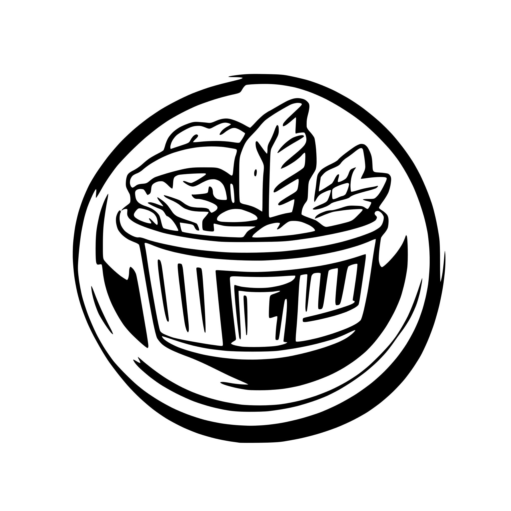 AI-generated SVG of 'burgers and wings'