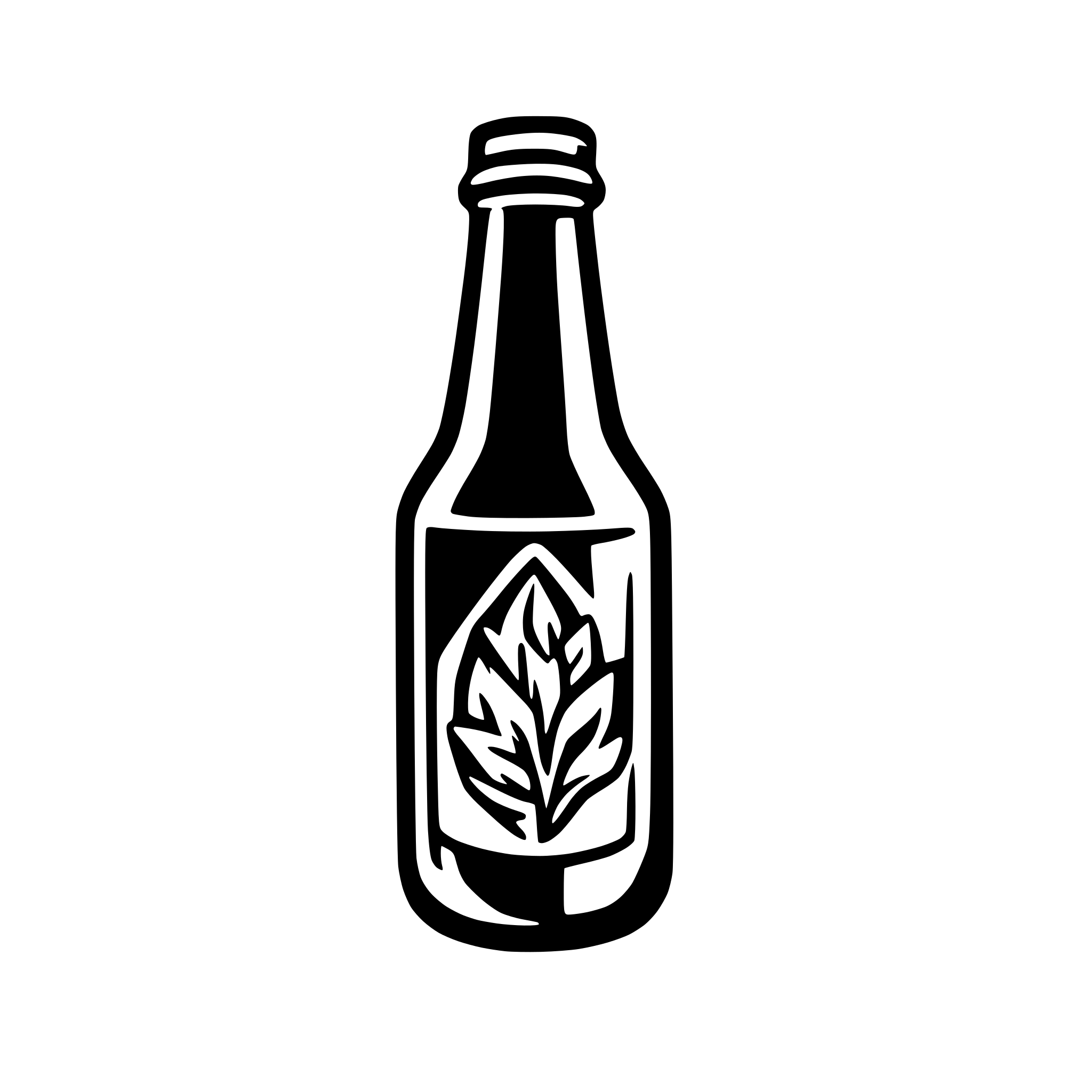 AI-generated SVG of a Beer bottle icon