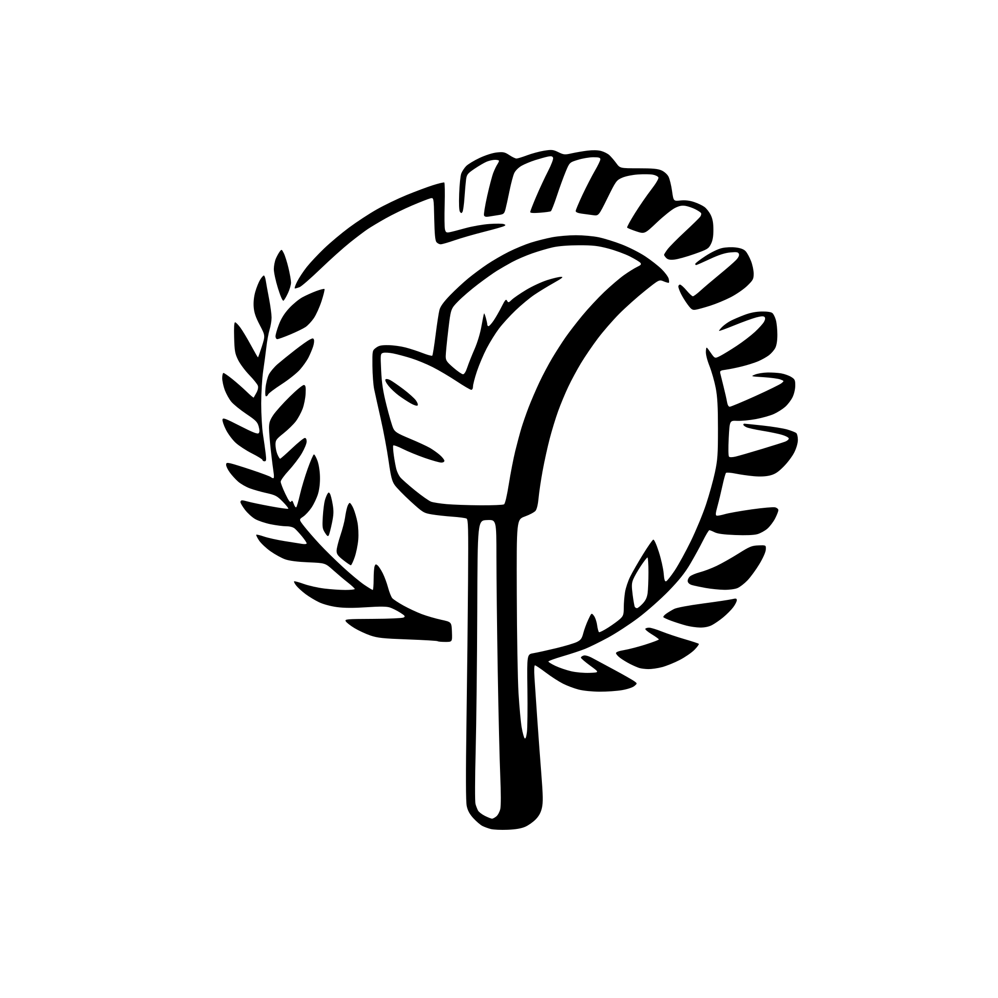 AI-generated SVG of a a gear made from two pieces of wheat in the style of the soviet hammer and sickle