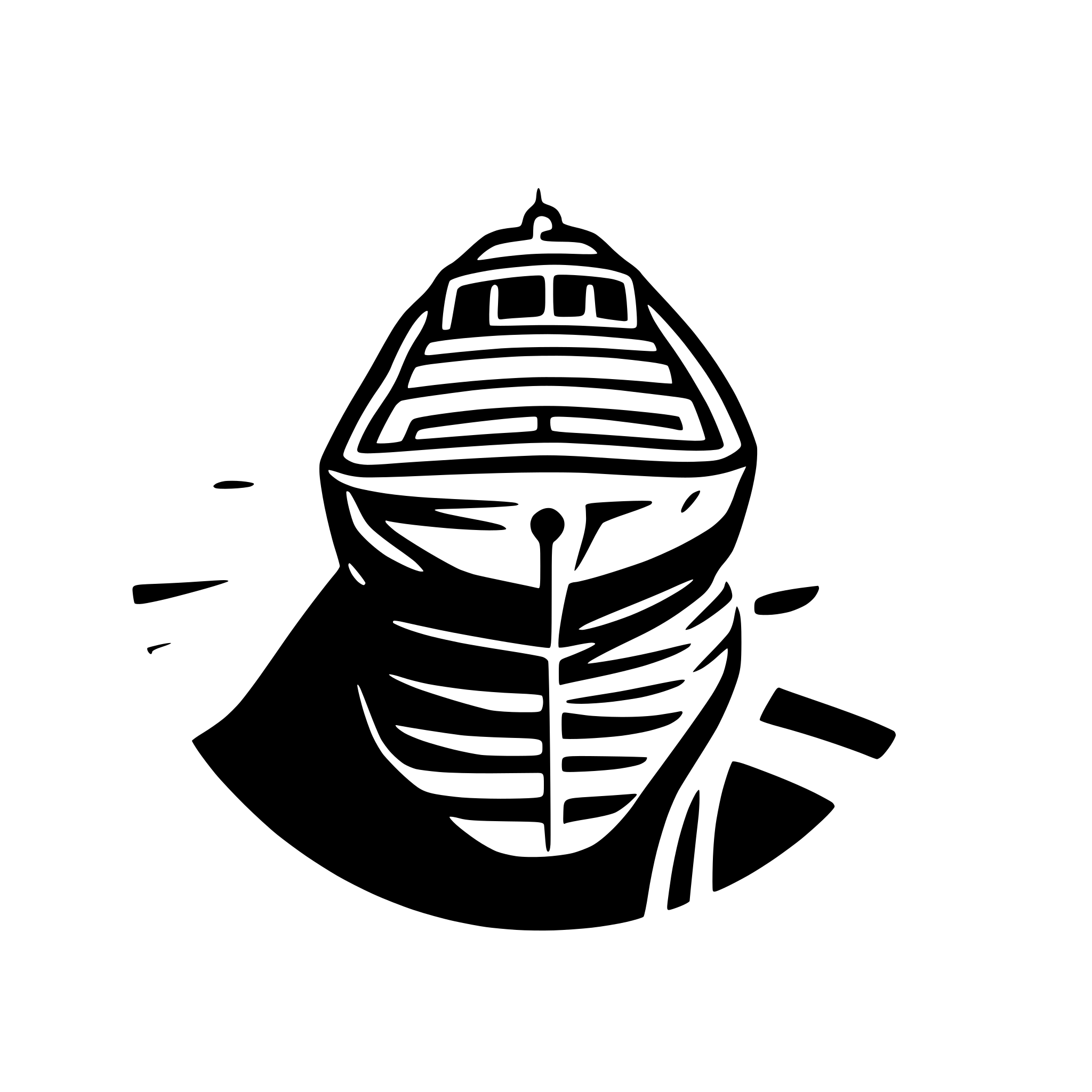 AI-generated SVG of a modern motorboat deck vector