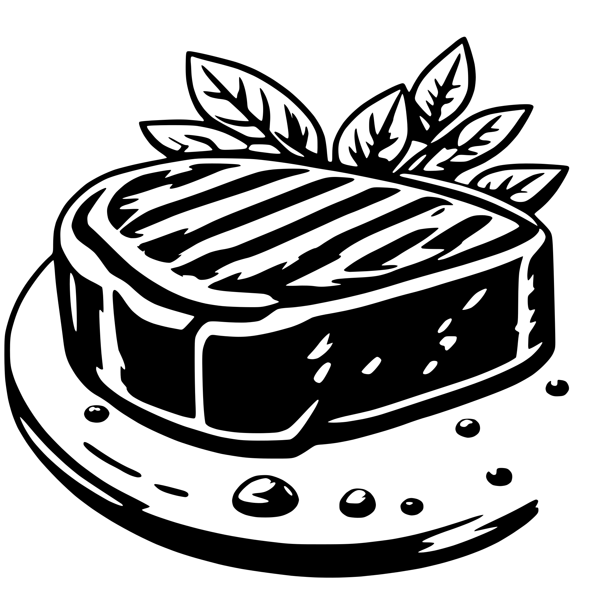 AI-generated SVG of 'steak'