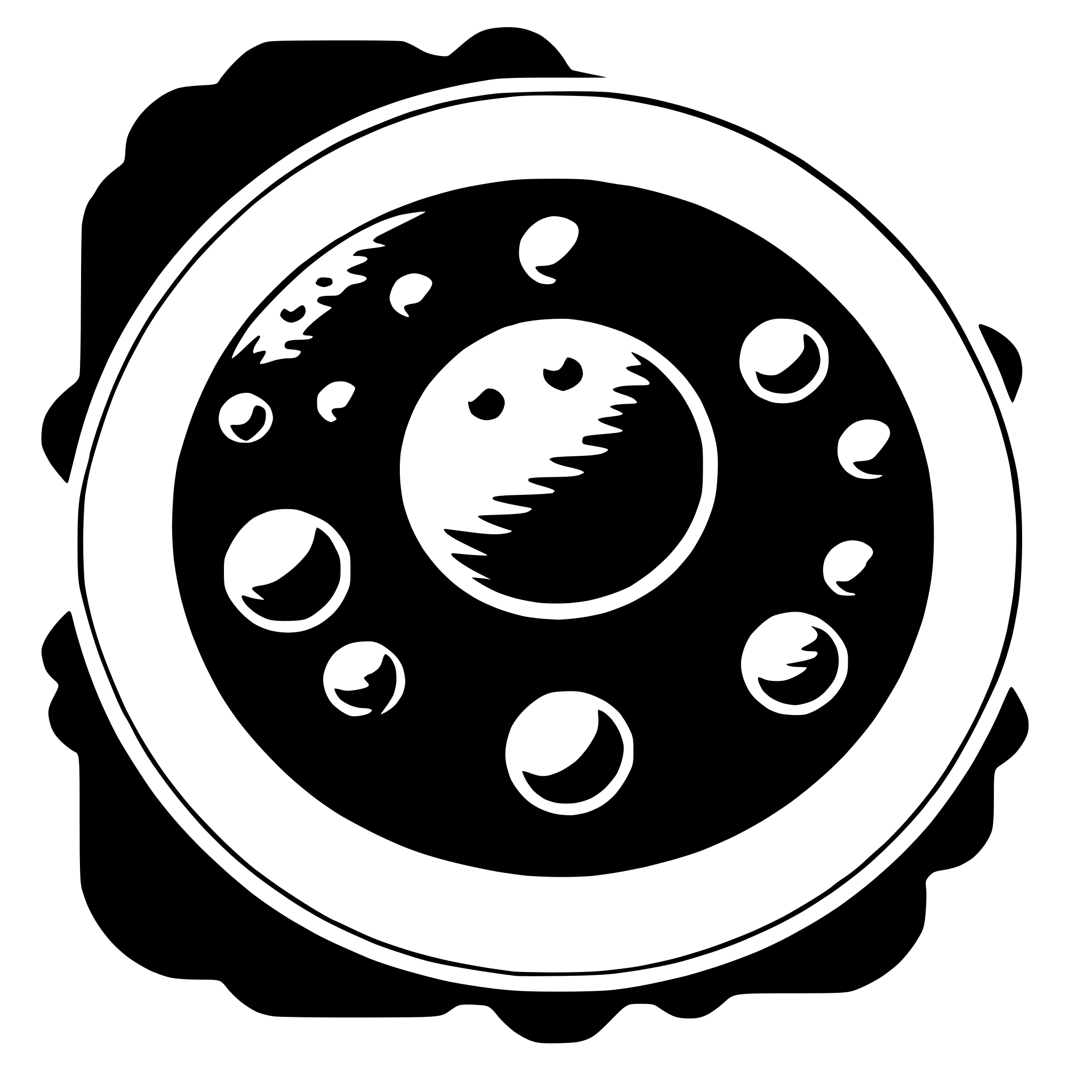 AI-generated SVG of a solar system model